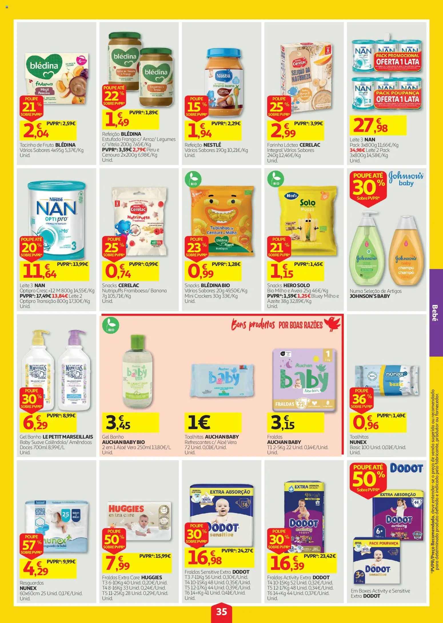 Auchan folheto │ válido de 27/08/2026 | Página: 35 | Produtos: Amêndoas, Vitela, Cenoura, Farinha