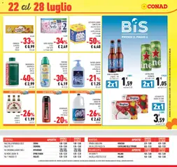 Anteprima del volantino Conad volantino Lombardia valido a partire dal 15/07/2026 | Pagina: 41 | Prodotti: Crema, Deodorante, Birra, Birra Moretti