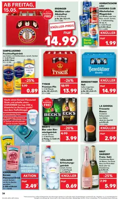 Kaufland DE - DE Folder Köln - Voorbeeld van een folder van Kaufland DE, geldig van 15.05.2026 | Pagina: 34 | Producten: Bier, Wodka, La