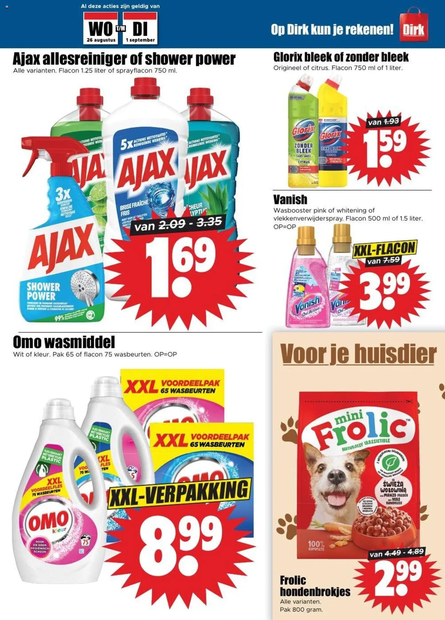 {H1} | Pagina: 25 | Producten: Fles, Allesreiniger, Rundvlees, Wasmiddel