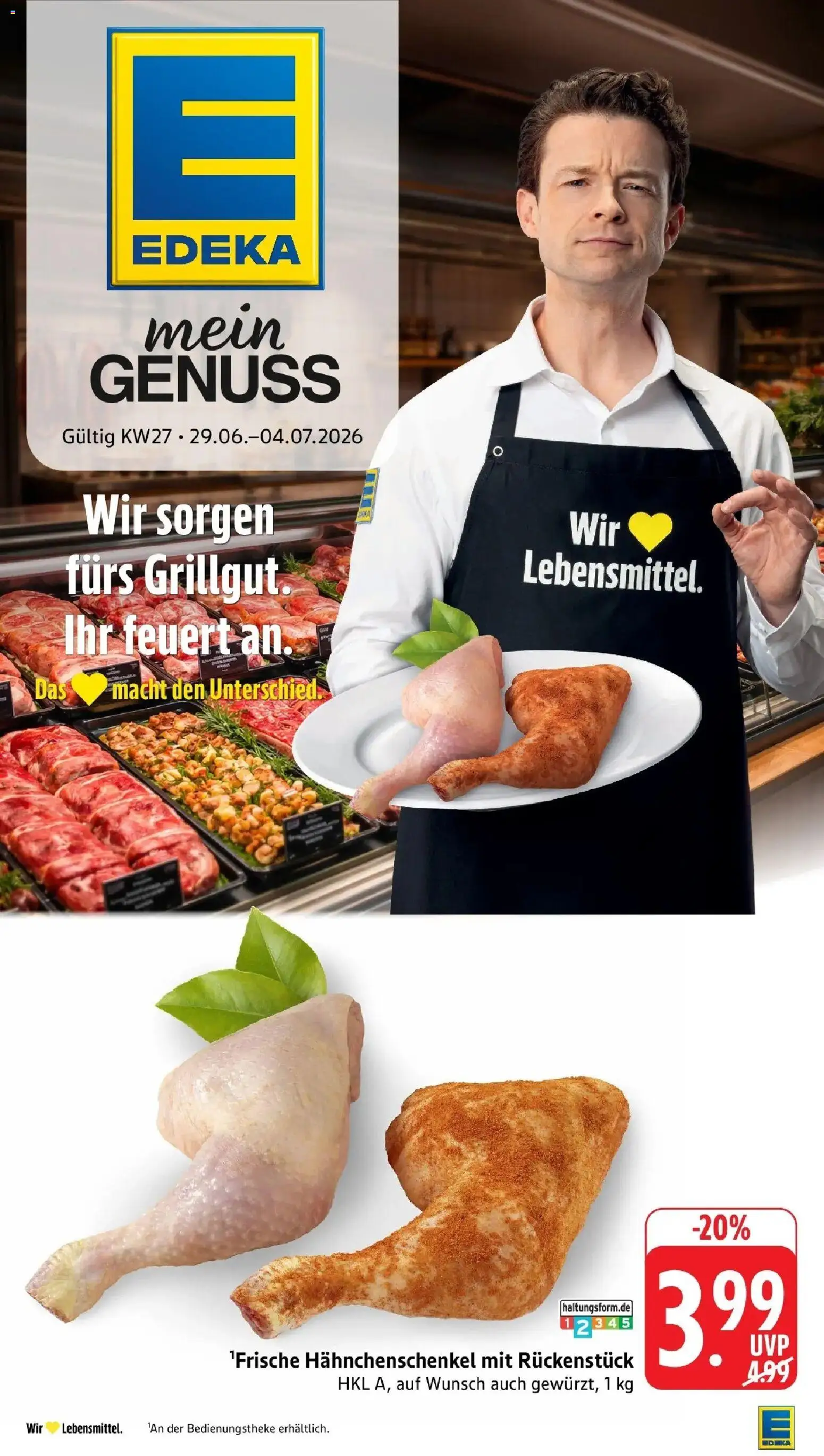Edeka prospekt Schöllkrippen – gültig ab 29.06.2026 | Seite: 8 | Produkte: Hahnchenschenkel