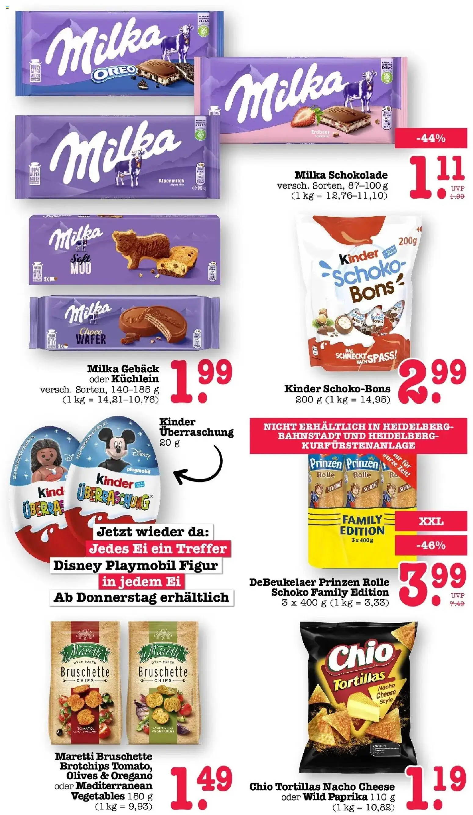 Marktkauf Prospekt Wörth Am Rhein (ab 31.08.2026) » Angebote online | Seite: 39 | Produkte: Tortillas, Milka schokolade, Chio tortillas, Chips