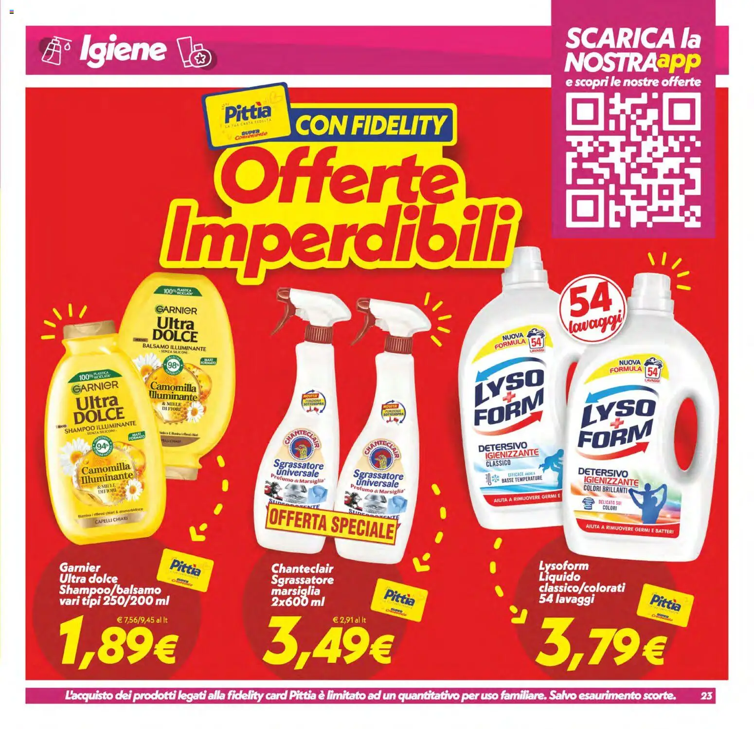 Volantino SuperConveniente del 09.06.2026 | Pagina: 23 | Prodotti: Illuminante, Shampoo, Miele, Profumo