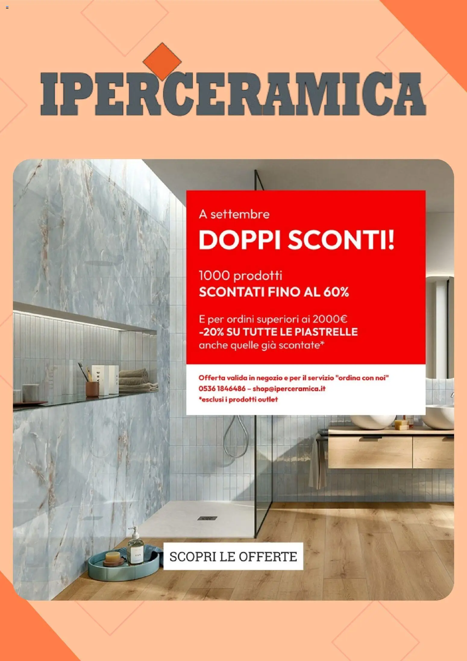 Volantino Iperceramica del 01/09/2026 | Pagina: 1 | Prodotti: Piastrelle