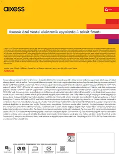 01 Temmuz 2026 tarihinden itibaren geçerli olan Vestel kataloğu önizlemesi | Sayfa: 13