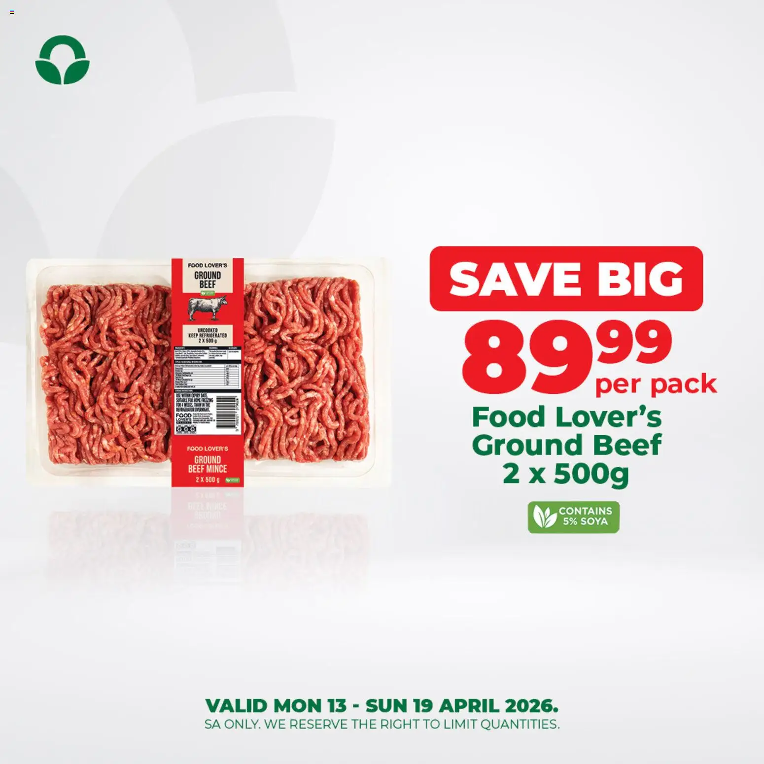 New Food Lover's Market catalogue – valid from 13.04.2026 | Page: 3 | Products: Beef