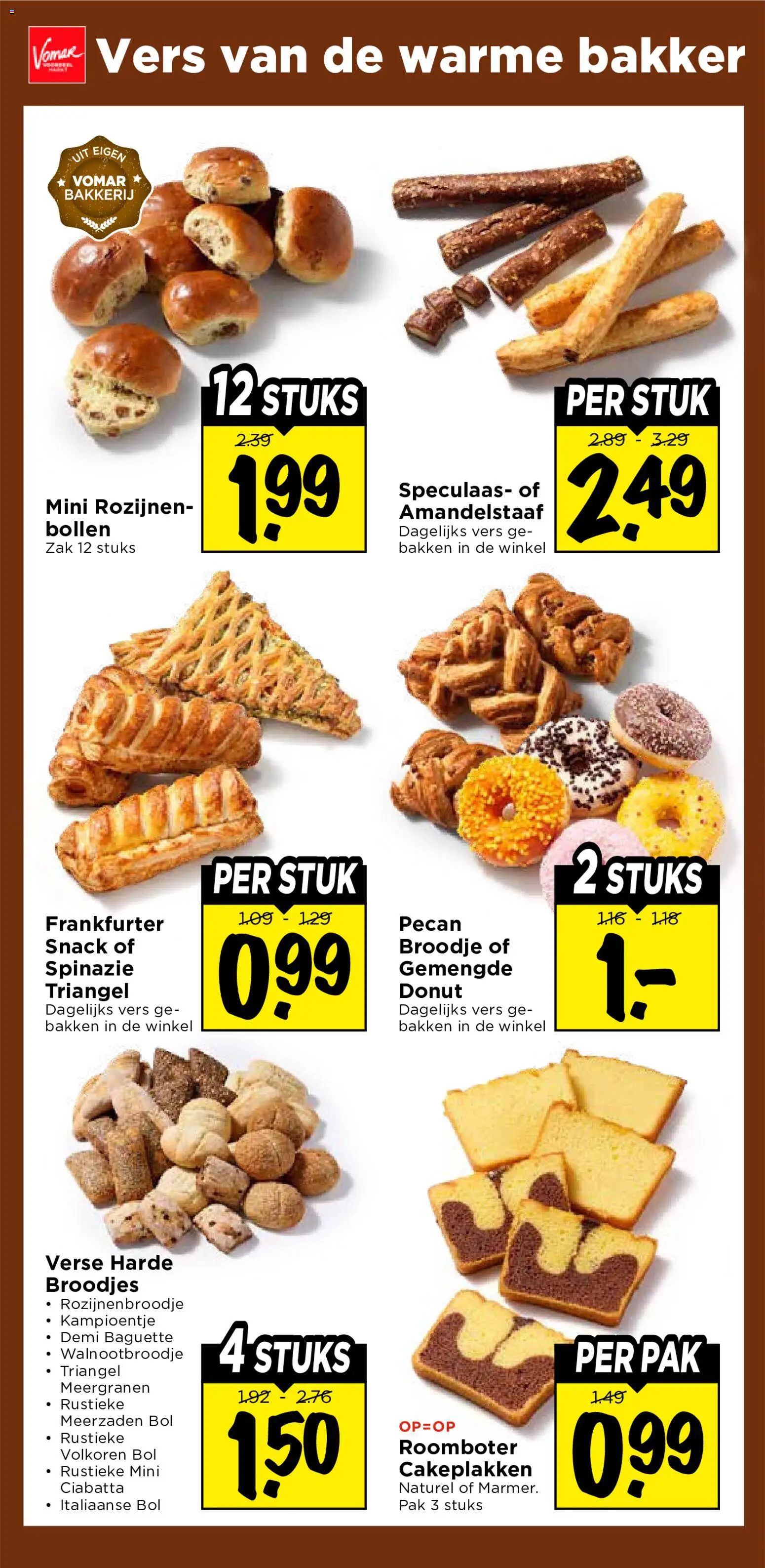 {H1} | Pagina: 19 | Producten: Rozijnen, Broodje, Bol, Broodjes