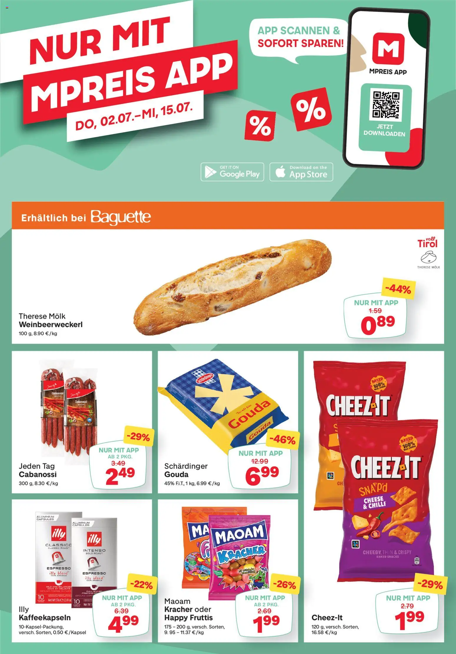 MPREIS Flugblatt gültig ab 02.07.2026 | Seite: 13 | Produkte: Jääkaappipakastin