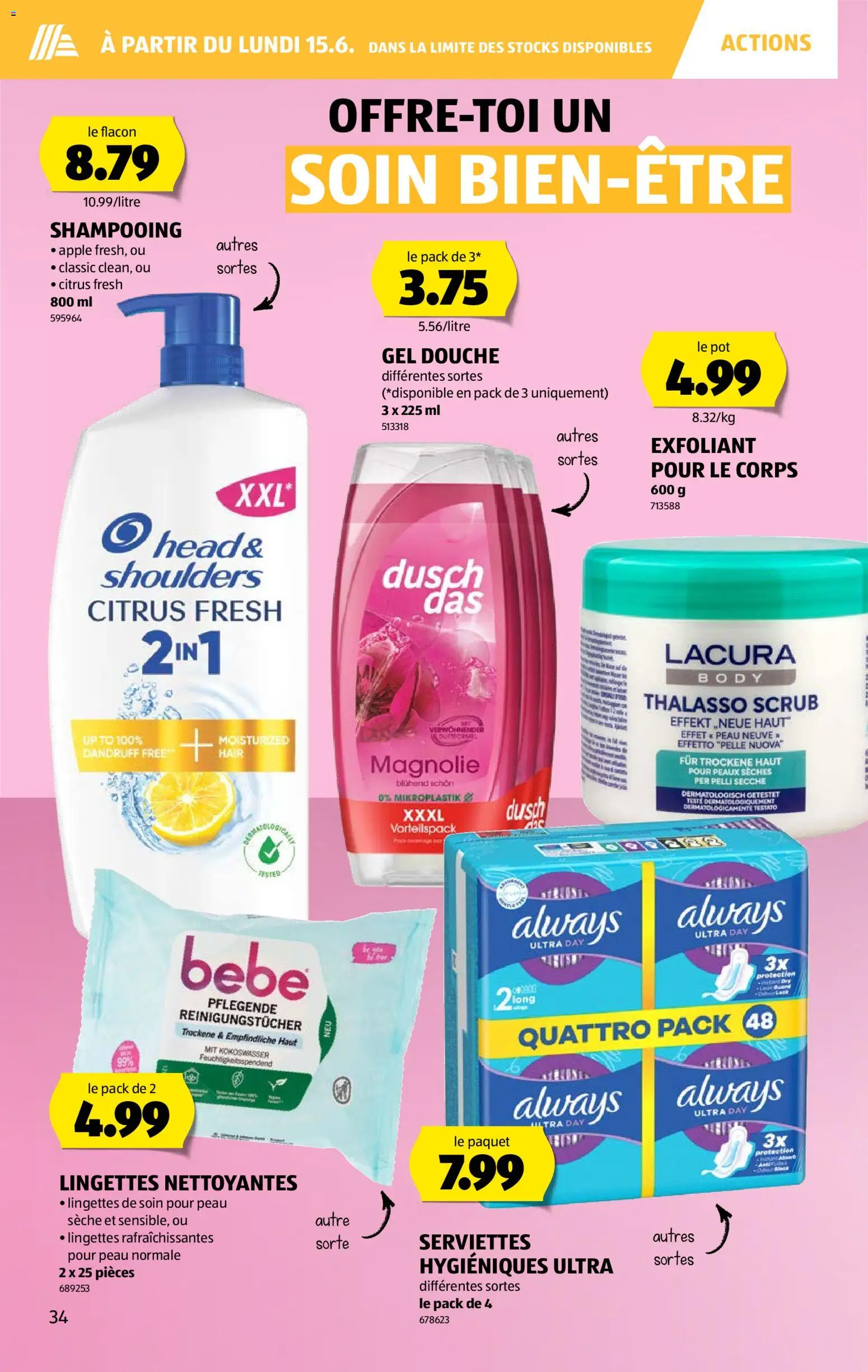 Aldi aktionen FR – gültig ab 11.06.2026 | Seite: 38 | Produkte: Reinigungstücher, Apple