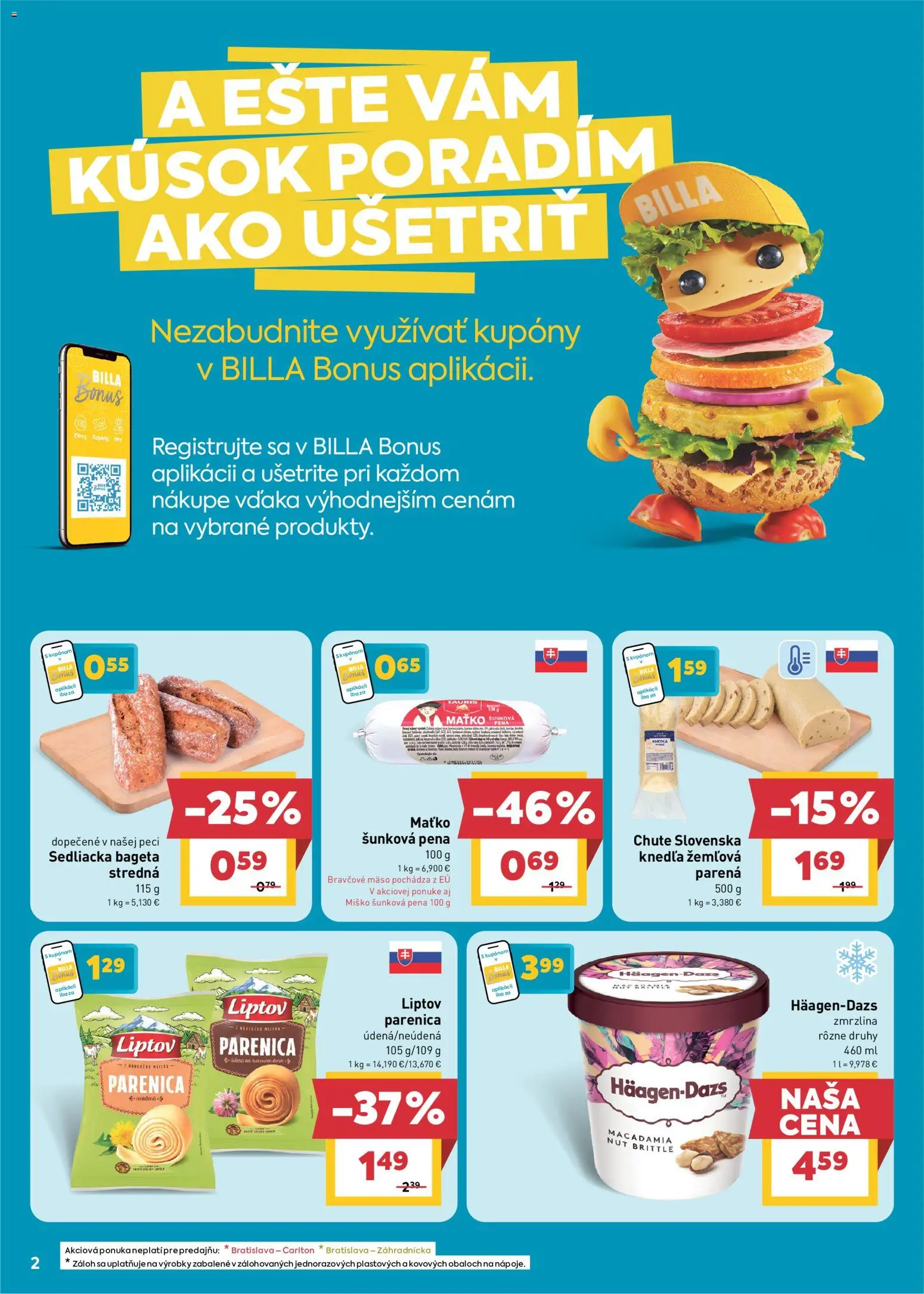 Nové Billa akcie – leták je platný od 21.10.2026 | Strana: 2