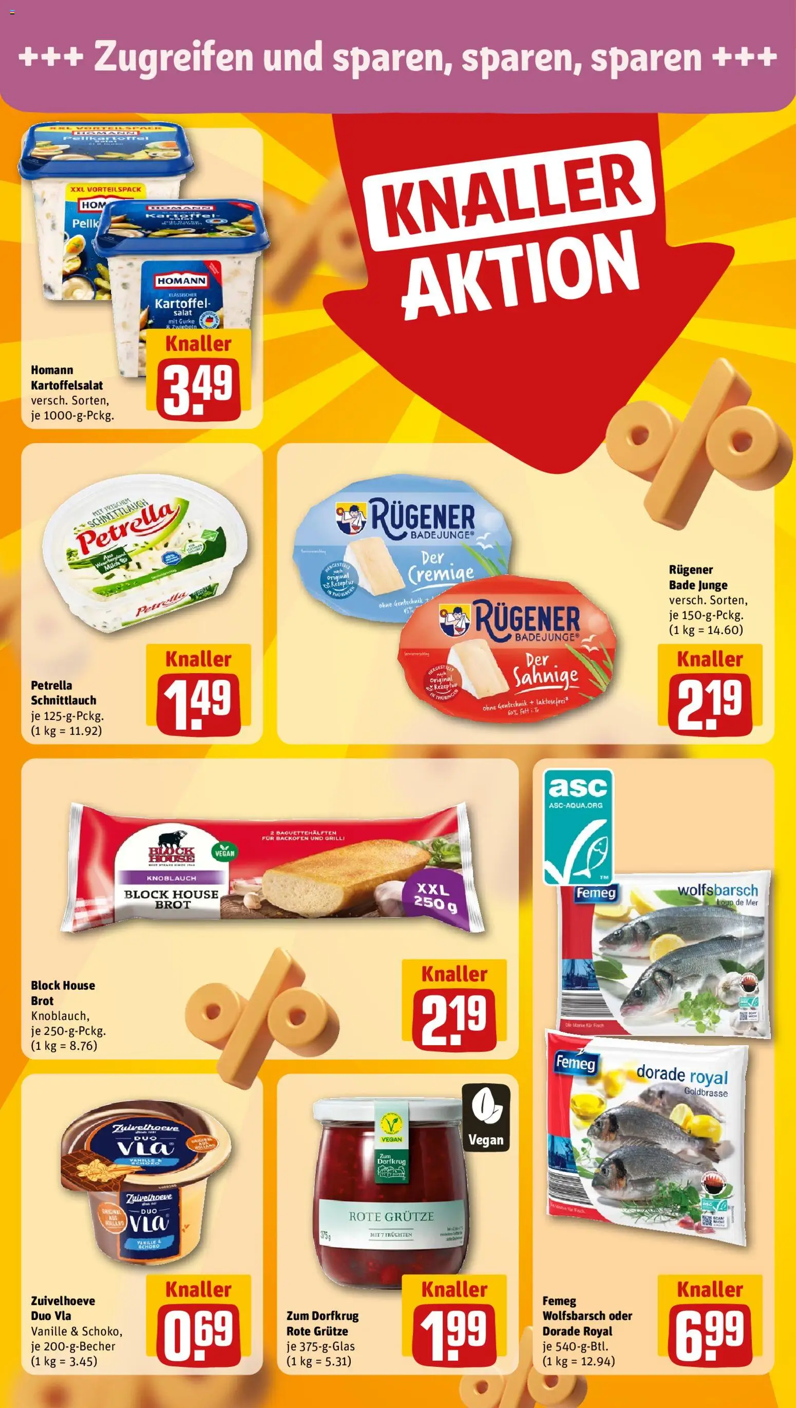 Rewe Prospekt 	 – gültig ab 23.02.2026 | Seite: 14 | Produkte: Milch, Pudding, Fisch, Backofen