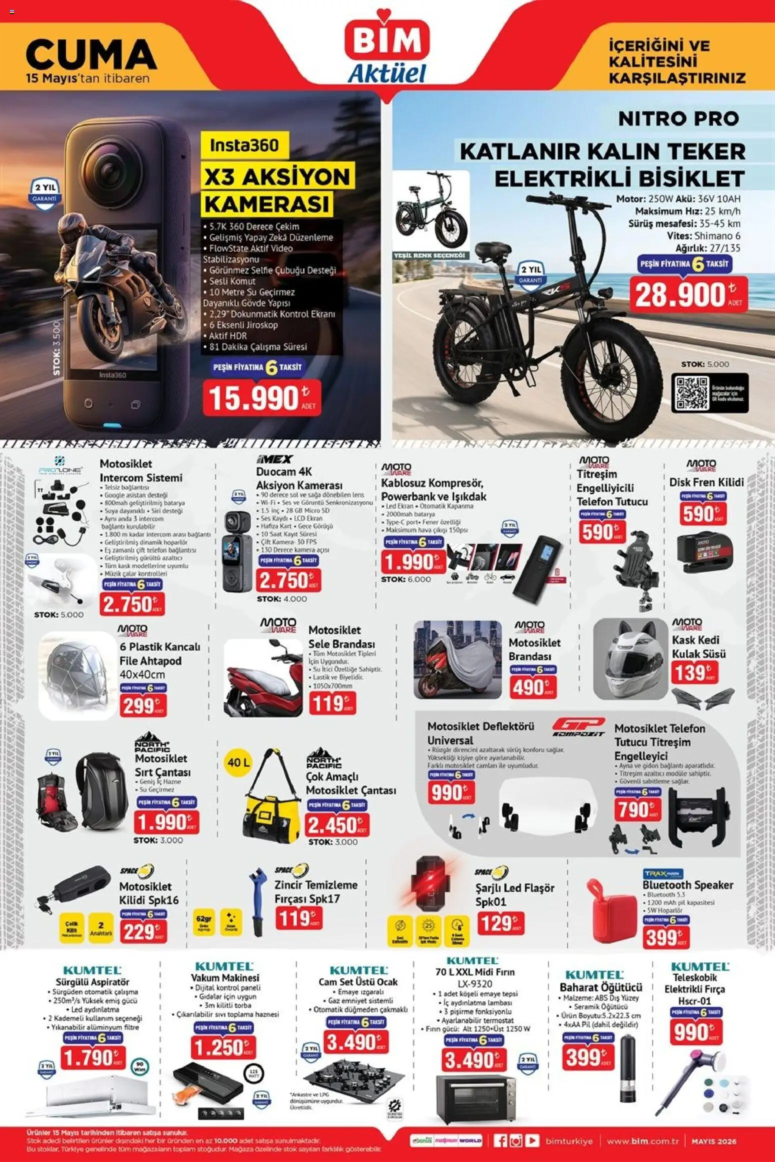 BİM - Katalog Cuma - 15.05.2026 tarihinden itibaren geçerlidir | Sayfa: 2