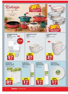 Ribola Katalog - Pregled kataloga iz trgovine Ribola, vrijedi od 16.09.2026 | Stranica: 22 | Proizvodi: Vilice, Kuhinja, Tanjuri, Pribor za jelo