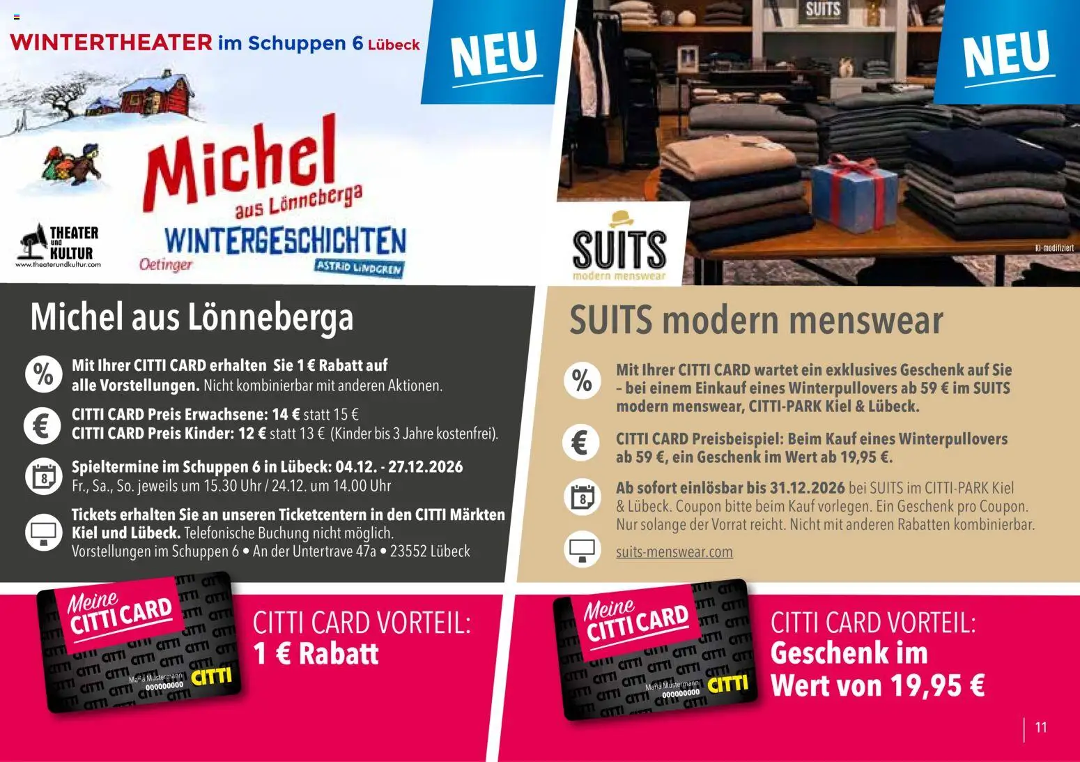CITTI Markt Vorteilsheft – gültig ab 21.09.2026 | Seite: 11 | Produkte: Uhr