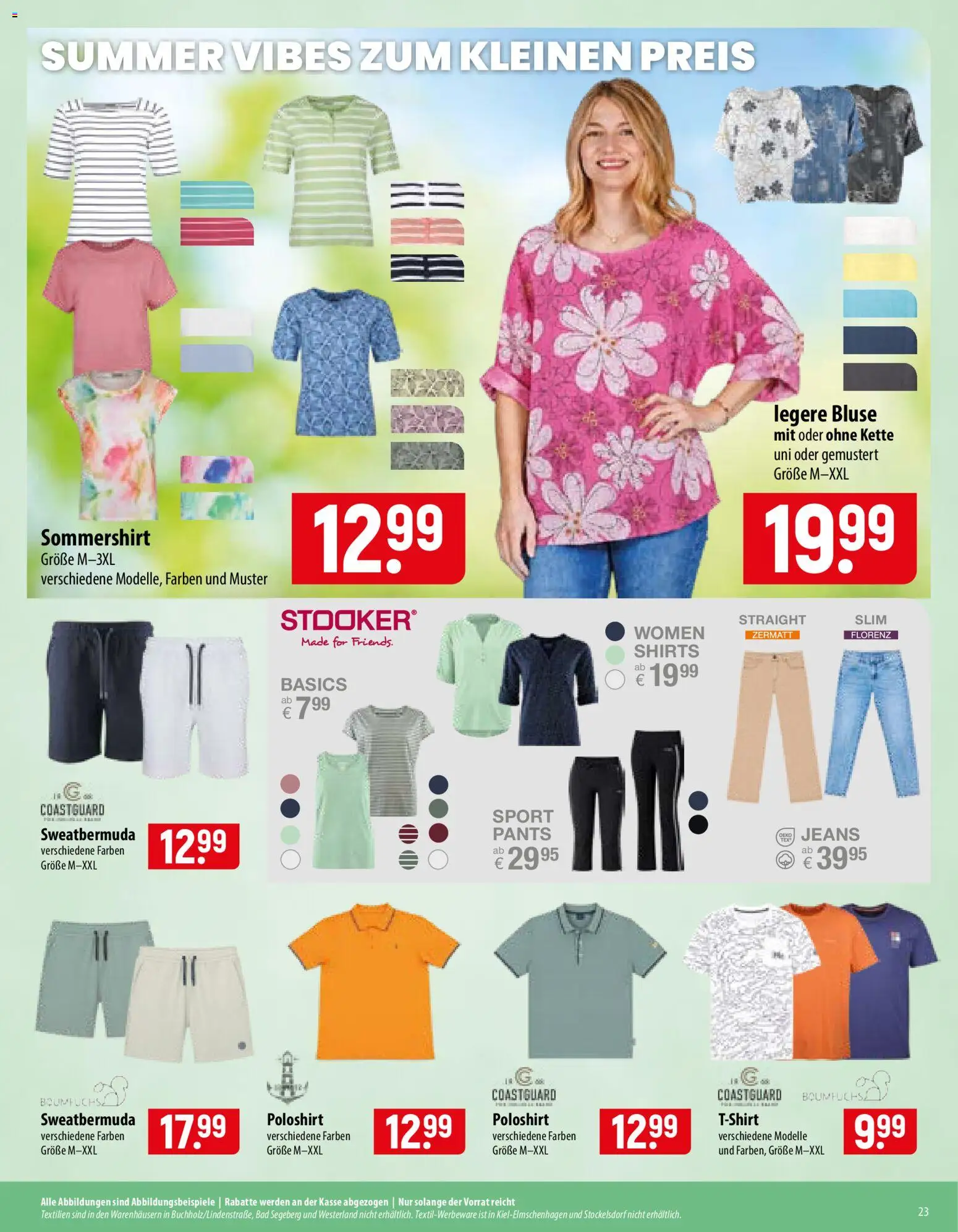 Famila Prospekt – gültig ab 15.06.2026 | Seite: 23 | Produkte: Poloshirt, Bad, Bluse, Jeans