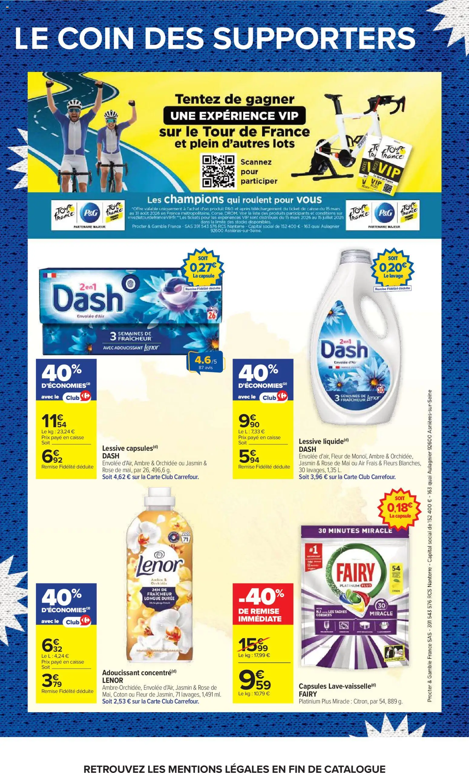 {H1} | Page: 46 | Produits: Lenor, Adoucissant Lenor, Adoucissant, Lessive