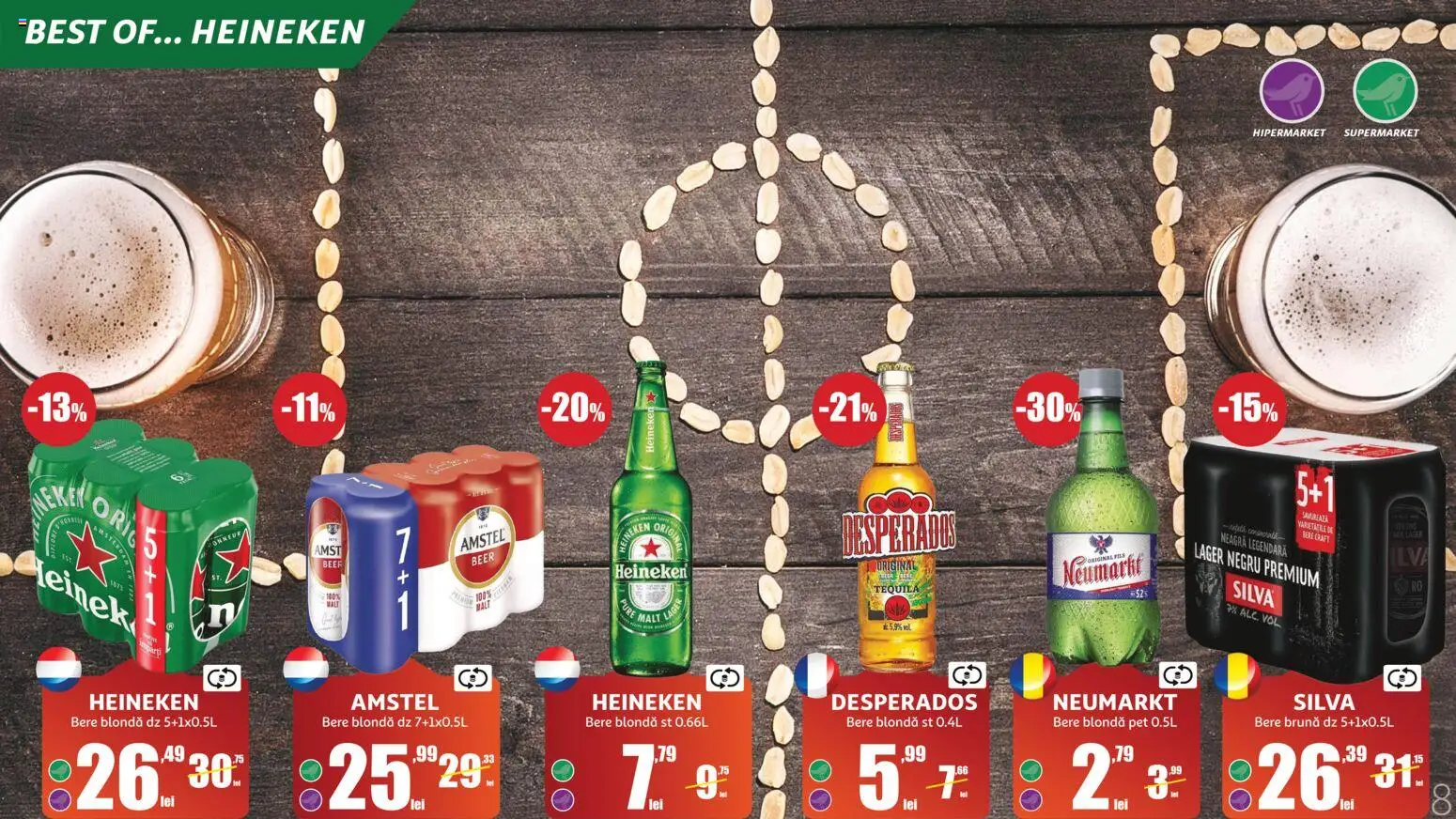 Noul catalog Auchan – valabil de la 10.06.2026 | Pagină: 8 | Produse: Eğitim çantaları, Bere
