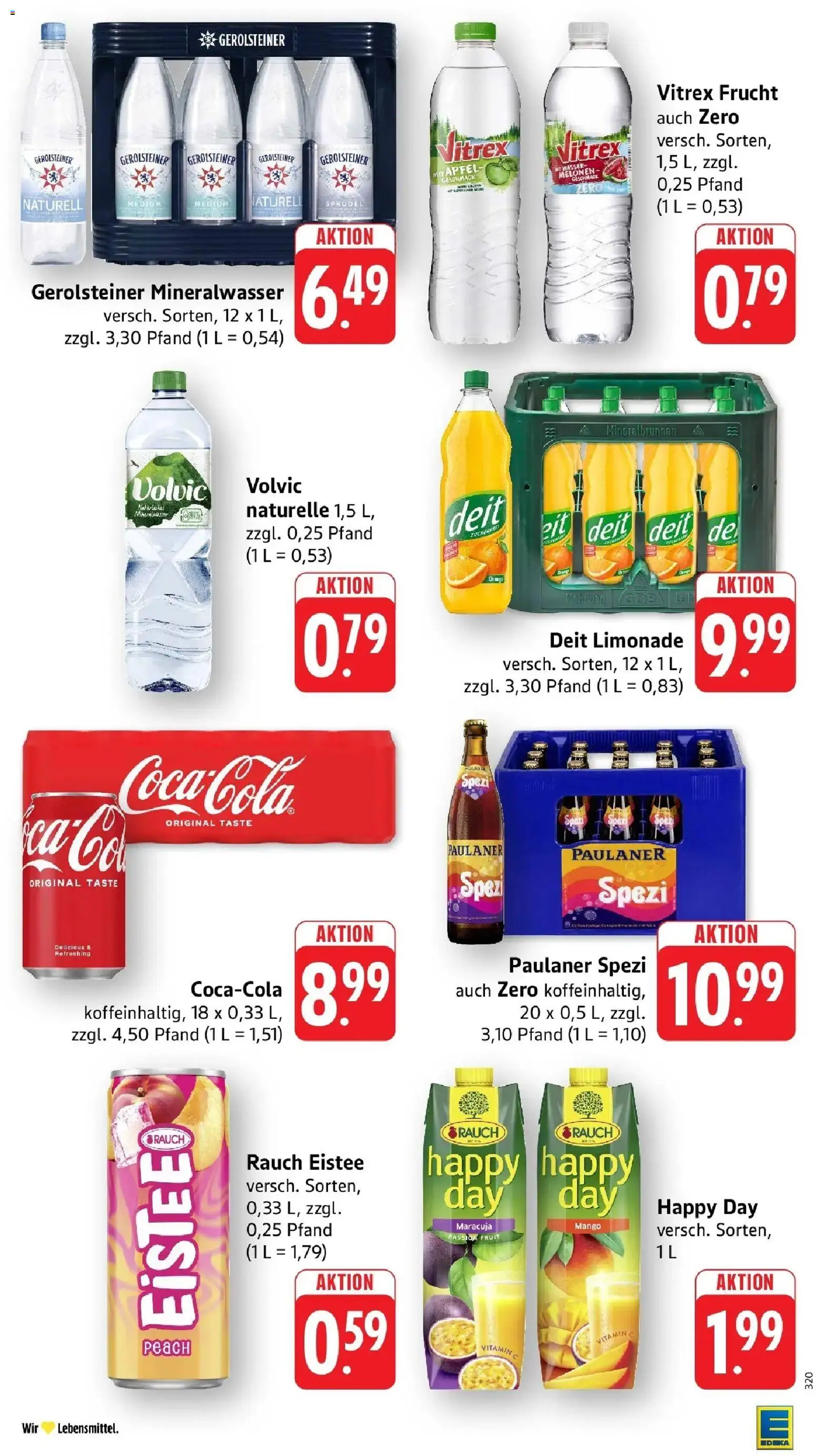 Edeka - EDEKA: Wochenangebote – gültig ab 05.07.2026 | Seite: 28 | Produkte: Paulaner spezi, Mango, Volvic, Gerolsteiner