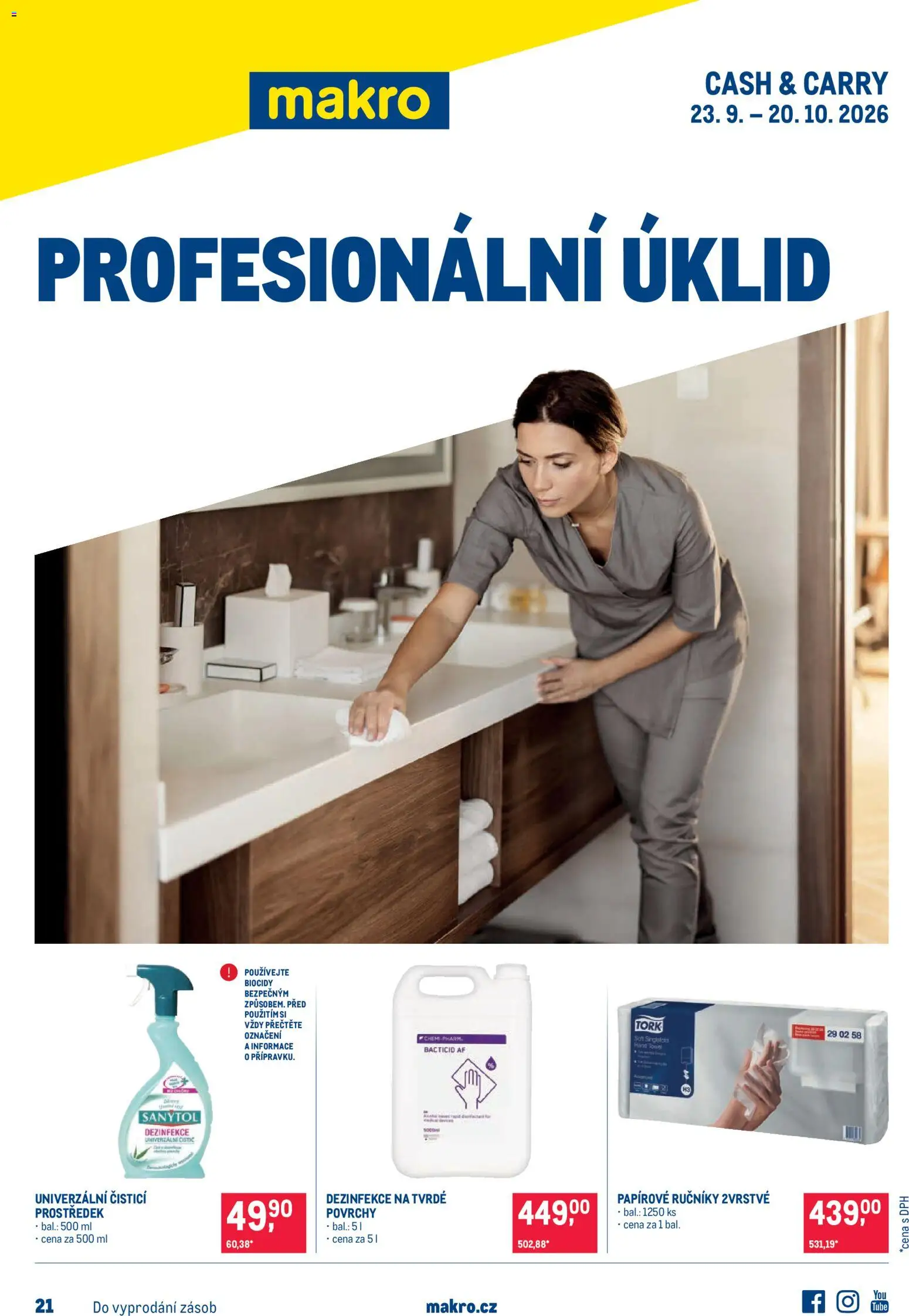 Makro leták - Profesionální úklid od 23.09.2026 | Strana: 1