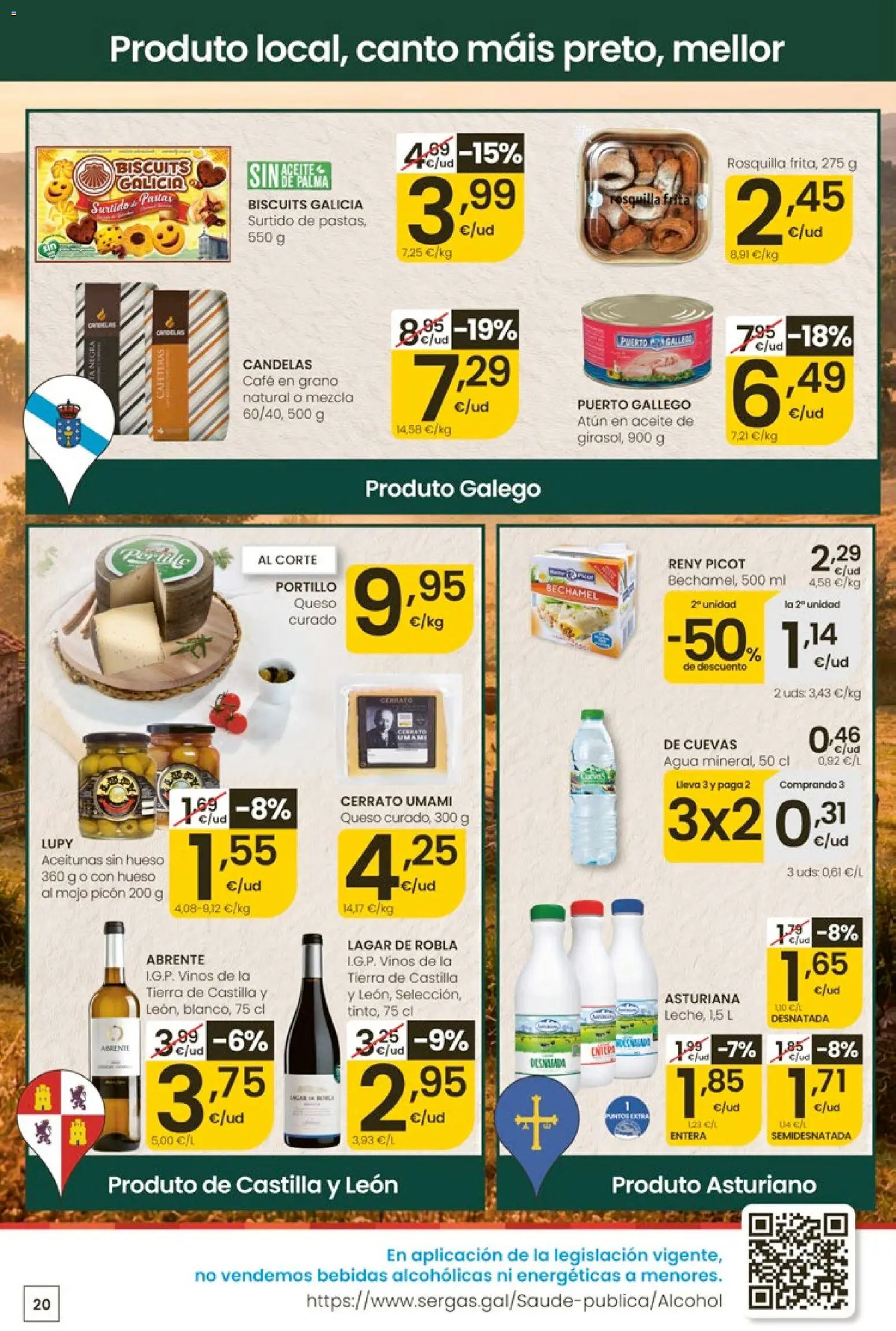 Eroski Quieres ahorrar conmigo │ válido desde el 14.05.2026 | Página: 20 | Productos: Queso, Aceite, Café, Café en grano