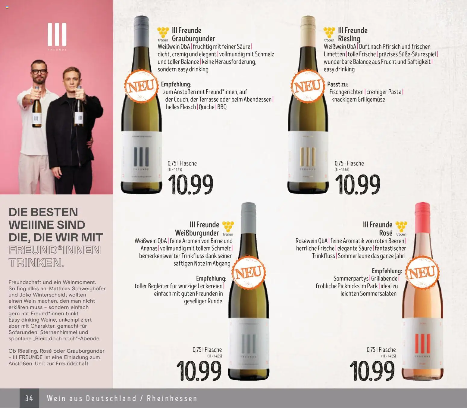 Edeka Struve Wein– und Spirituosen – gültig ab 14.11.2025 | Seite: 34 | Produkte: Weißwein, Rosewein, Duft, Wein