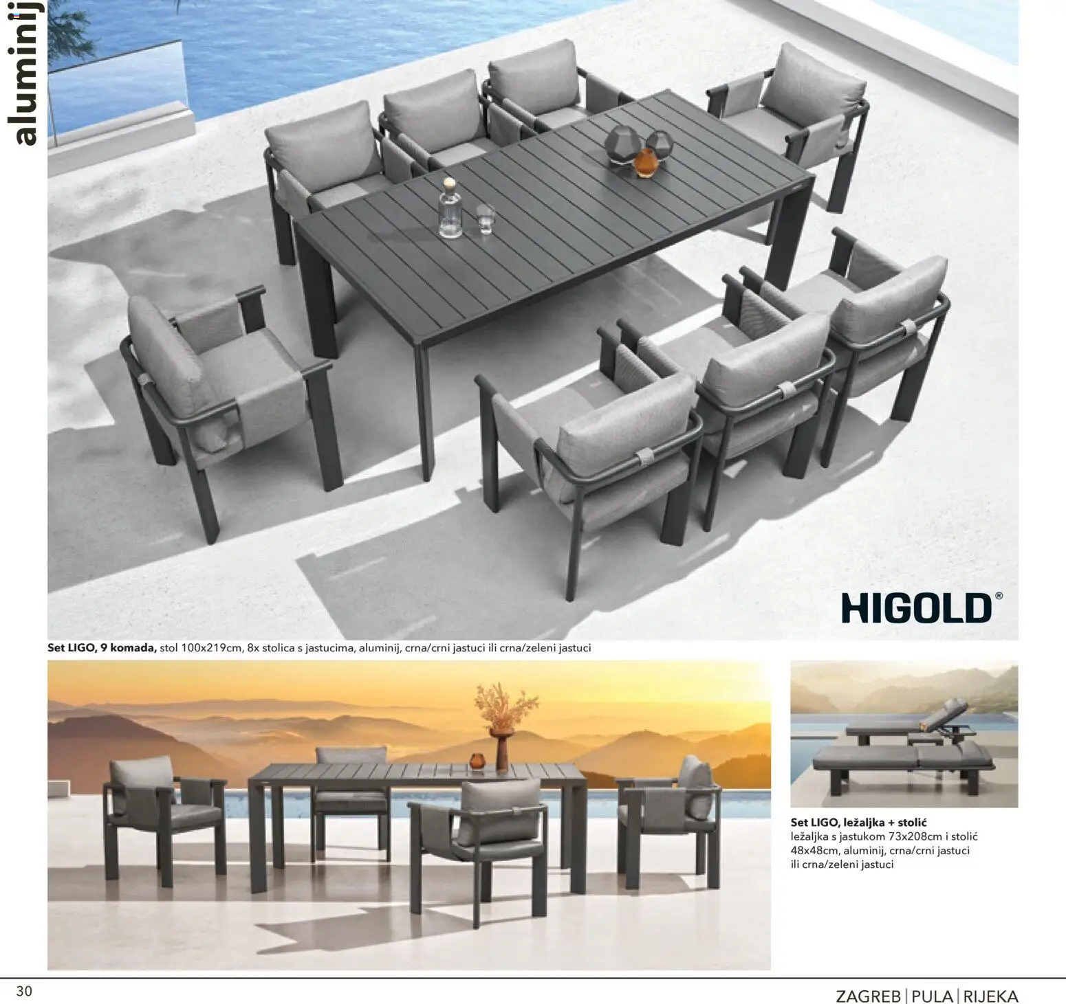 Harvey Norman katalog | vrijedi od 07.04.2026 | Stranica: 30 | Proizvodi: Ležaljka, Stolić, Stol, Stolica