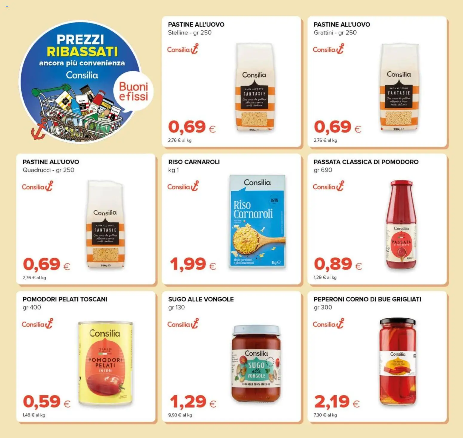 Volantino Tigre del 21/10/2026 | Pagina: 16 | Prodotti: Riso, Pasta, Passata di pomodoro, Sugo