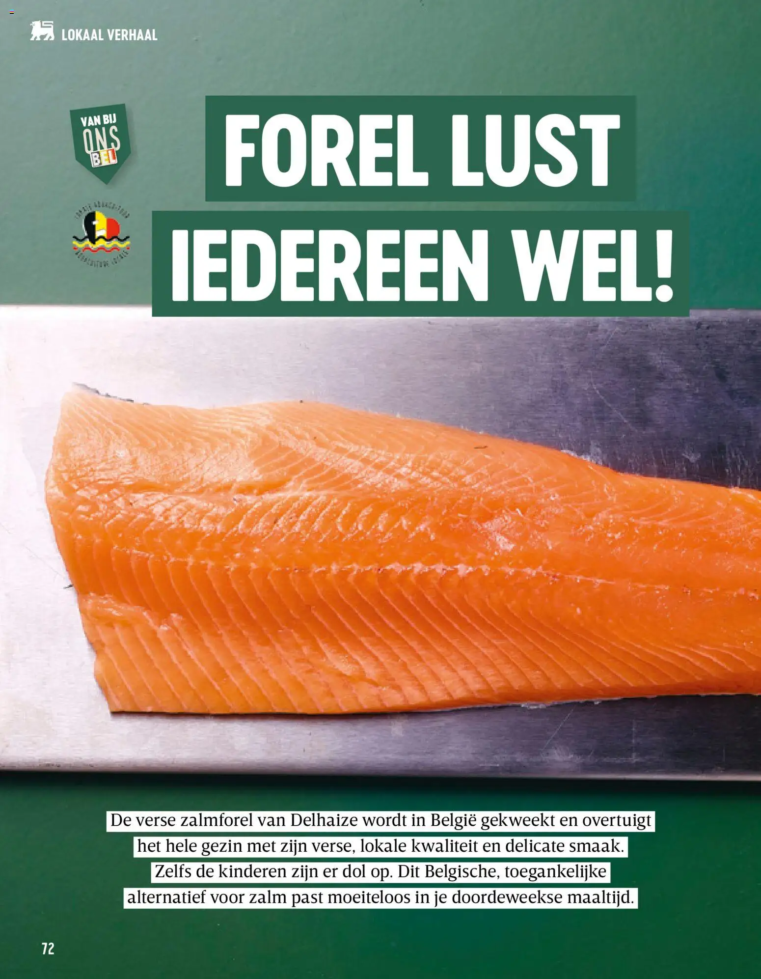 {H1} | Pagina: 72 | Producten: Zalm, Forel
