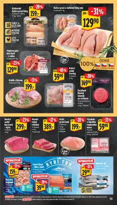 Náhled letáku Královské Kuřecí prsní řízky, chlazené • 600 g od 02.09.2026 | Strana: 21