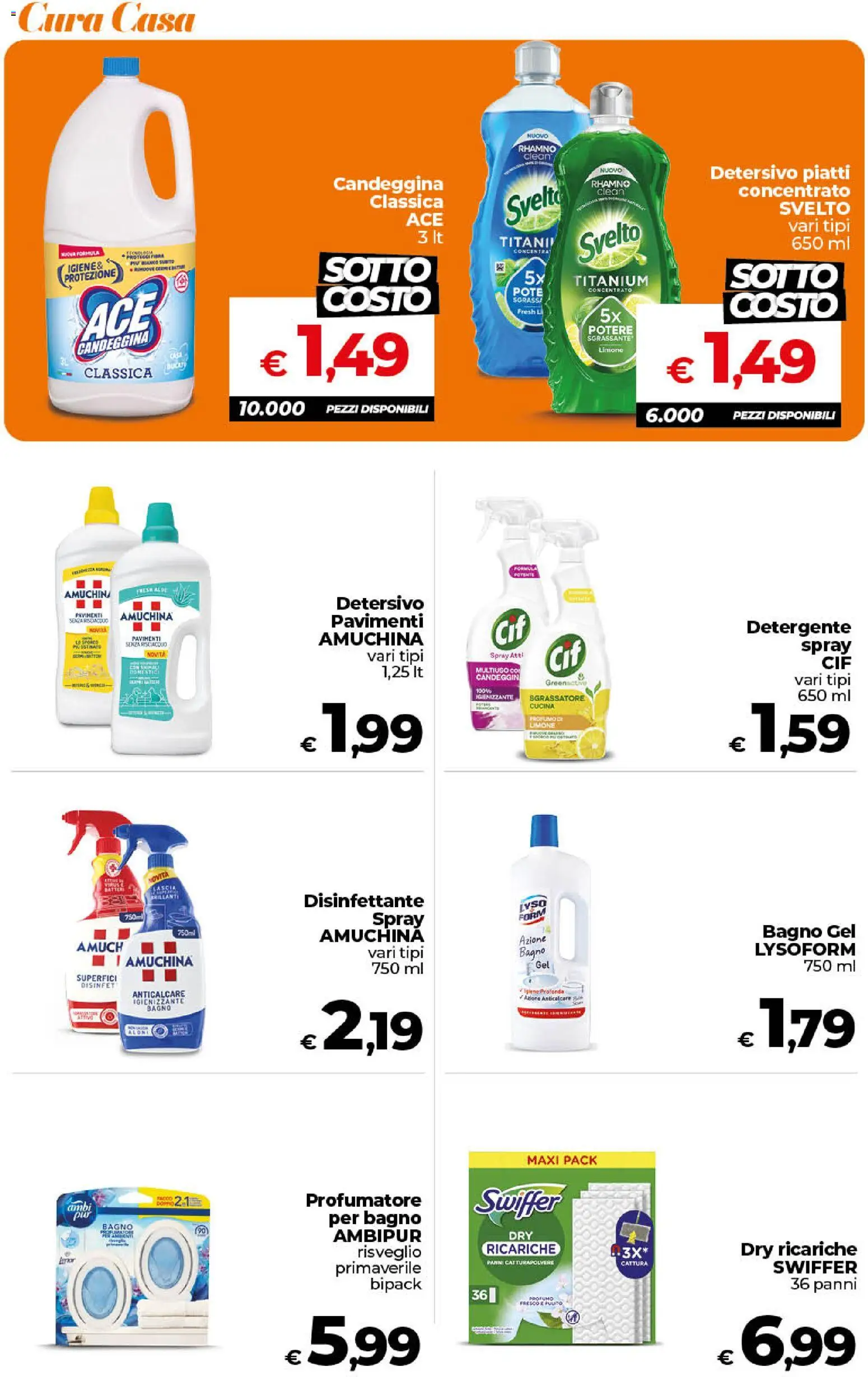 Volantino Ipercoop del 13/10/2026 | Pagina: 48 | Prodotti: Detergente, Anticalcare, Limone, Bagno