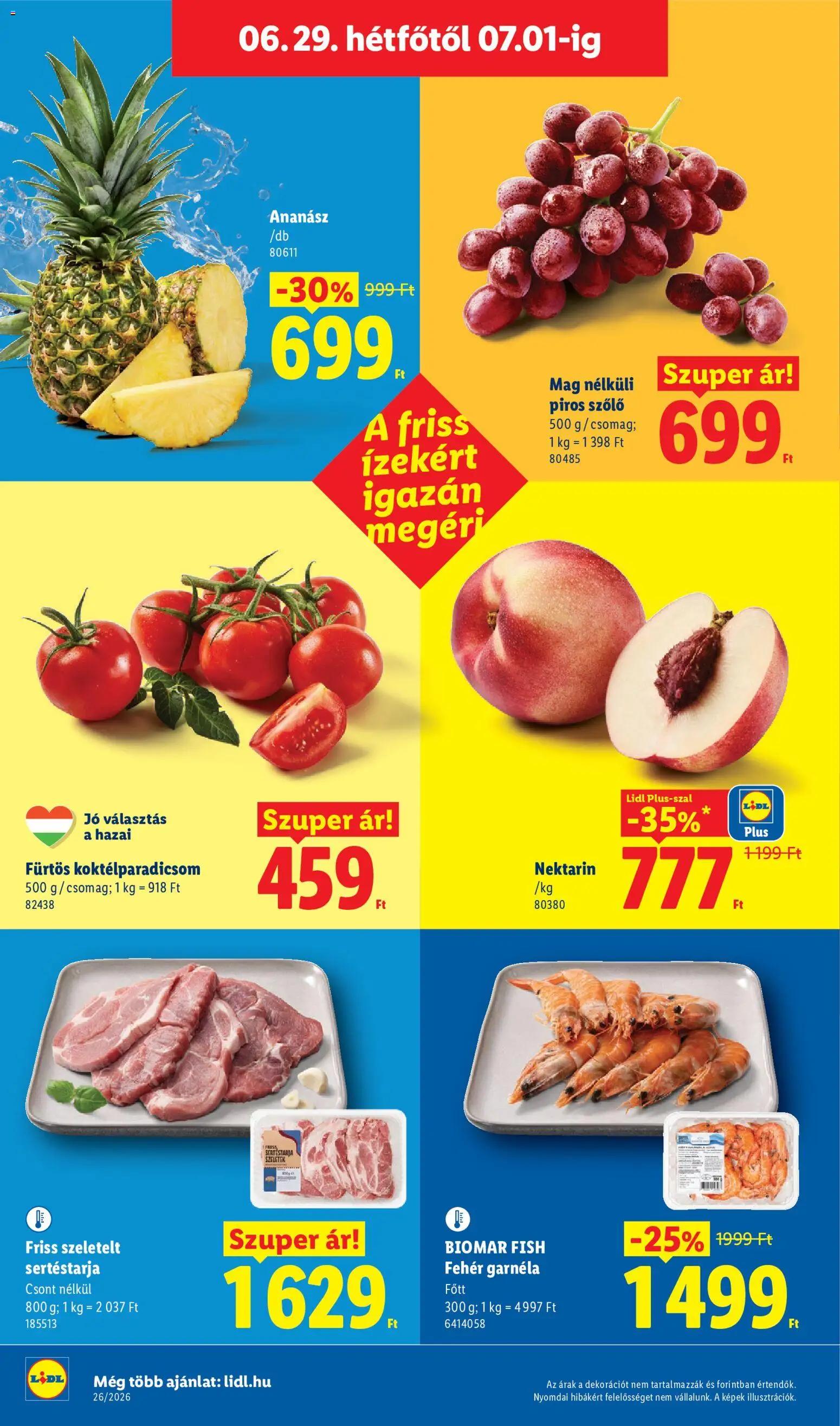 Lidl akciós ujság - amely érvényes a következő dátumtól: 25.06.2026 | Oldal: 60