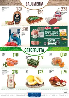 Anteprima del volantino Sidis volantino valido a partire dal 07/09/2026 | Pagina: 3 | Prodotti: Carote, Zucca, Petto di tacchino, Vassoio