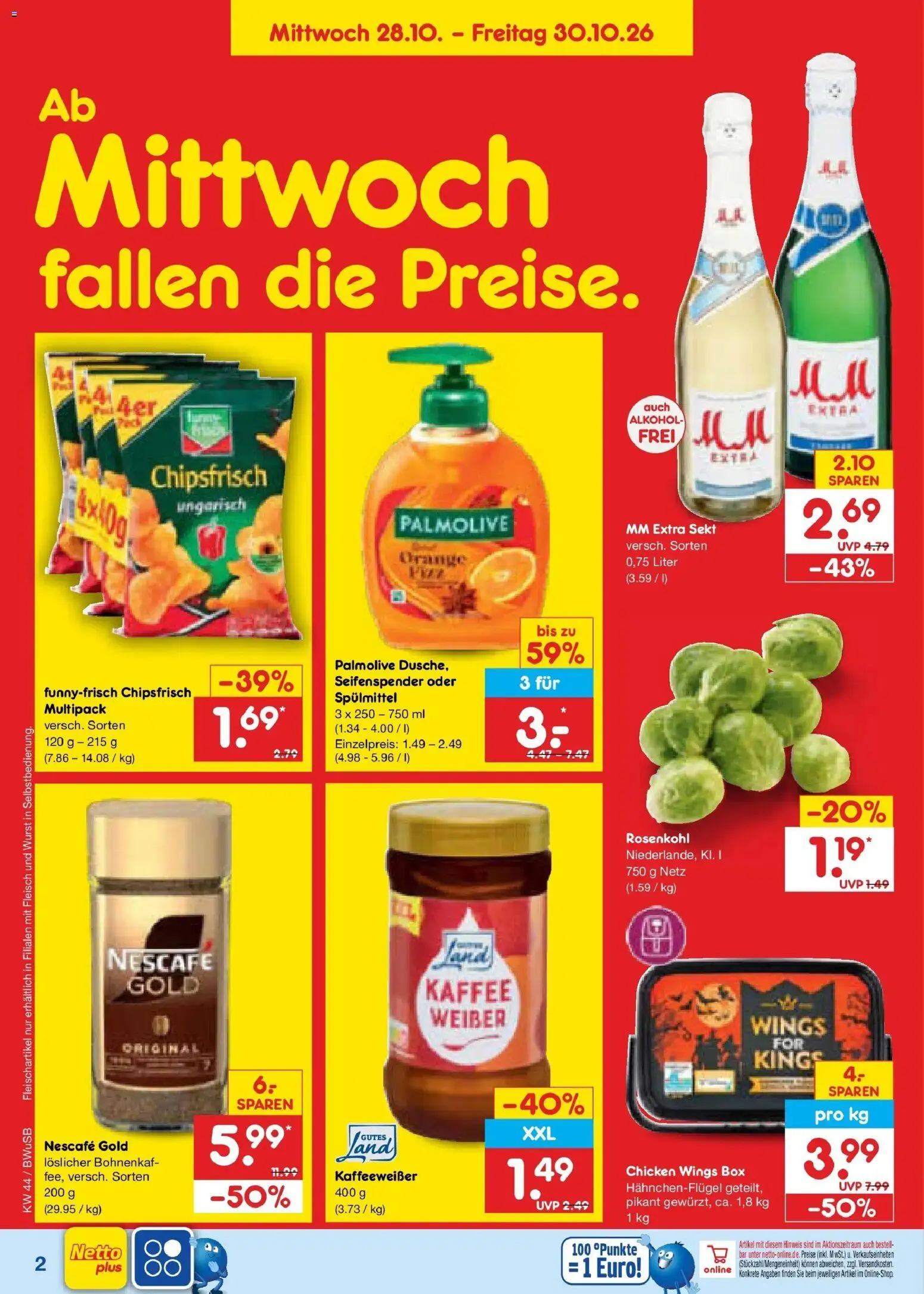 Netto Marken-Discount Prospekt Bielefeld – gültig ab 26.10.2026 | Seite: 56 | Produkte: Sekt, Box, Seifenspender, Fleisch