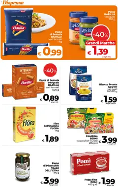 Anteprima del volantino Ipercoop volantino Sicilia valido a partire dal 07.05.2026 | Pagina: 40 | Prodotti: Pasta, Wurstel, Pesto, Penne