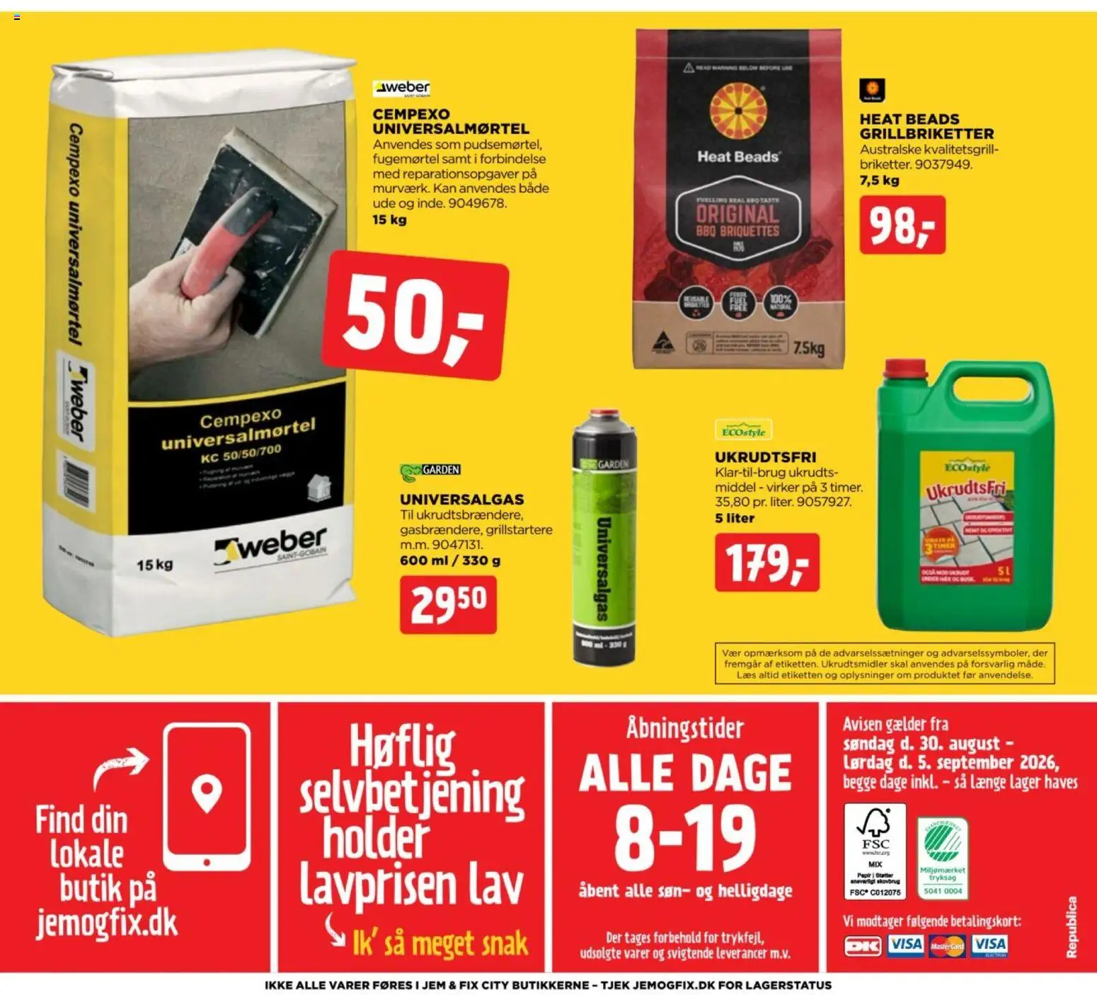 Jem & fix tilbudsavis – gyldig fra 30/08/2026 | Side: 24 | Produkter: Søm