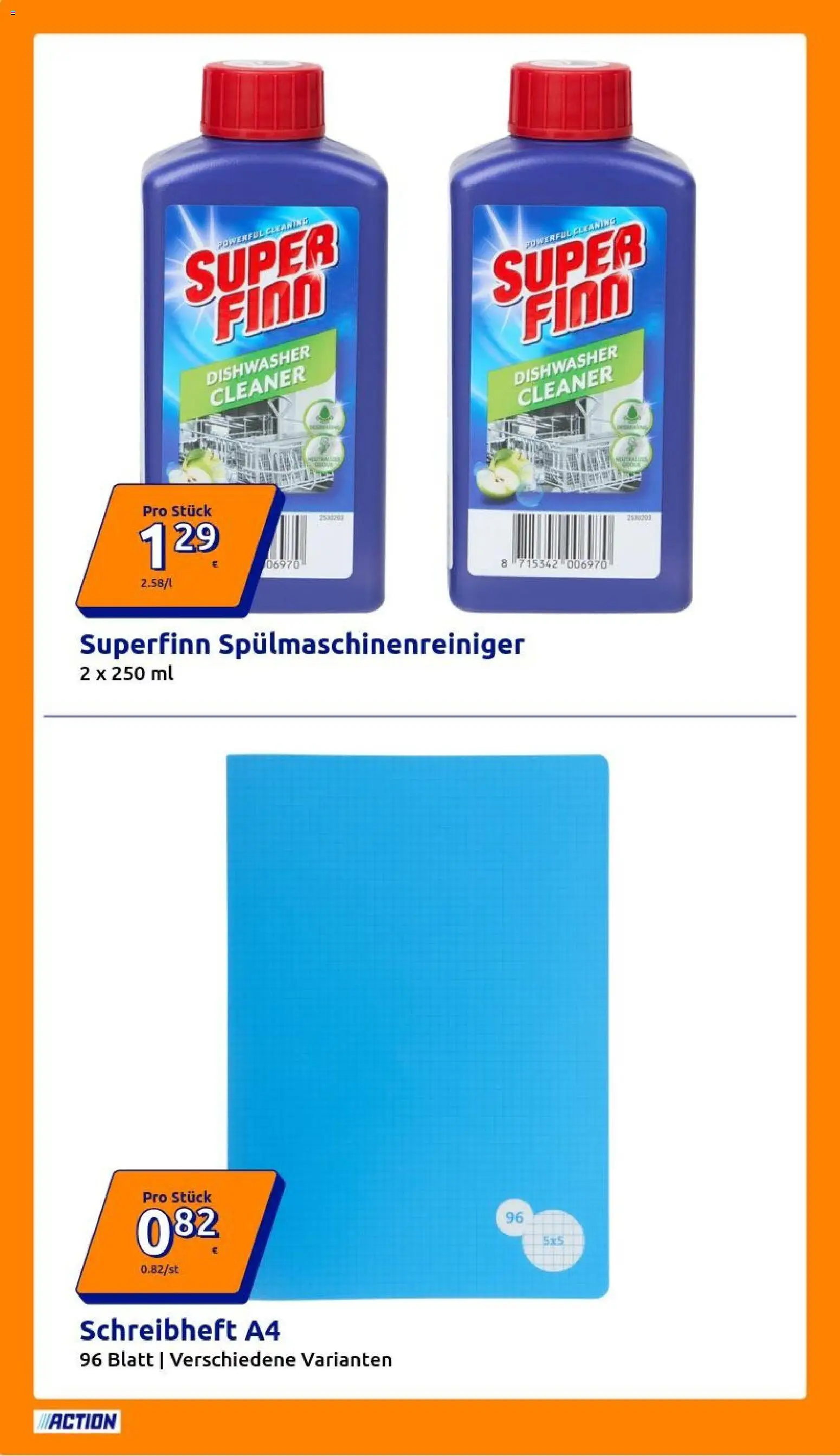 Action Prospekt – gültig ab 26.08.2026 | Seite: 2 | Produkte: Spülmaschinenreiniger