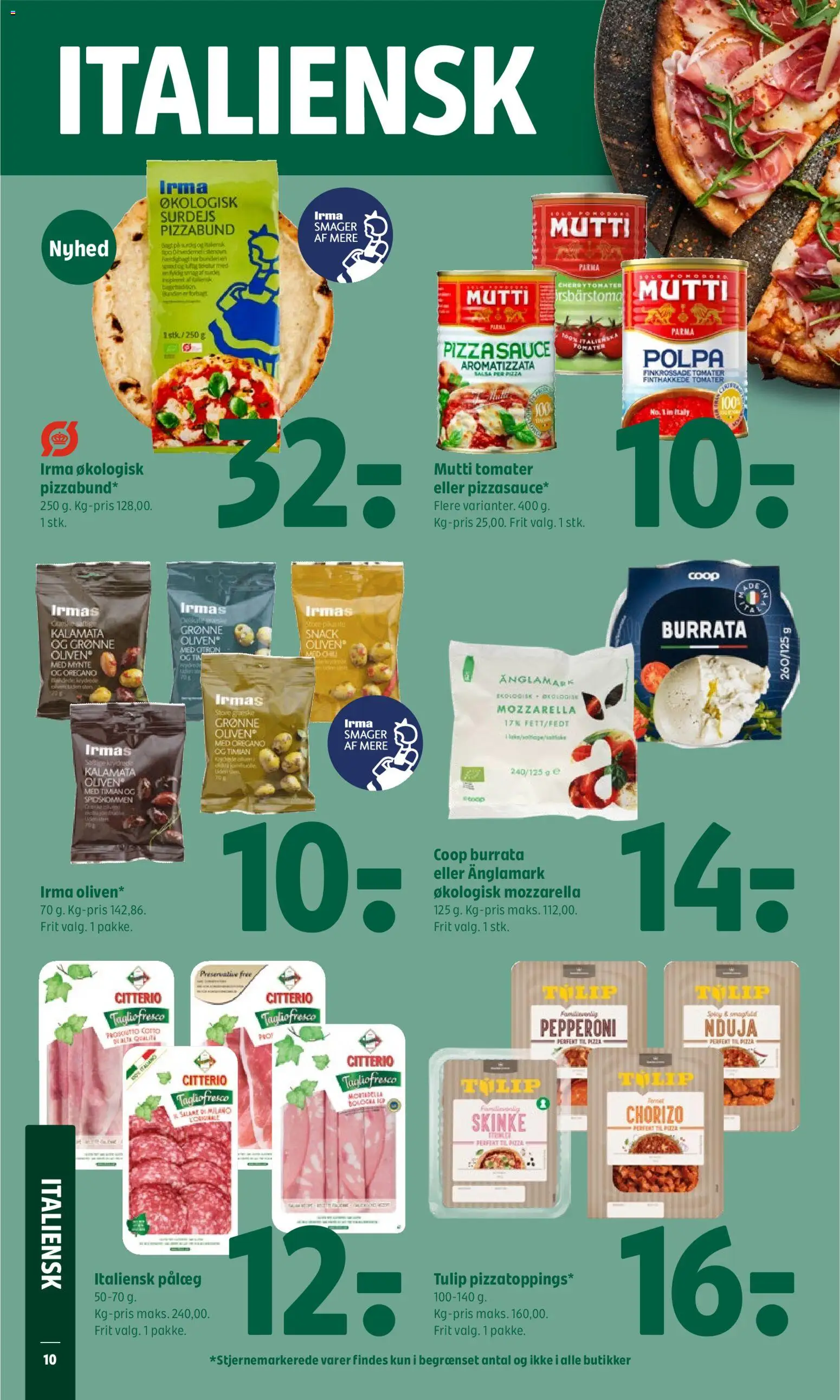 Coop 365 tilbudsavis – gyldig fra 23.04.2026 | Side: 13 | Produkter: Skinke, Tomater, Oliven, Mynte