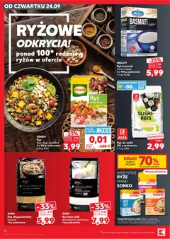 Pogląd oferty "SAWI Ryż długoziarnisty brązowy, 1 kg opakowanie" - ważna od 24.09.2026 | Strona: 46