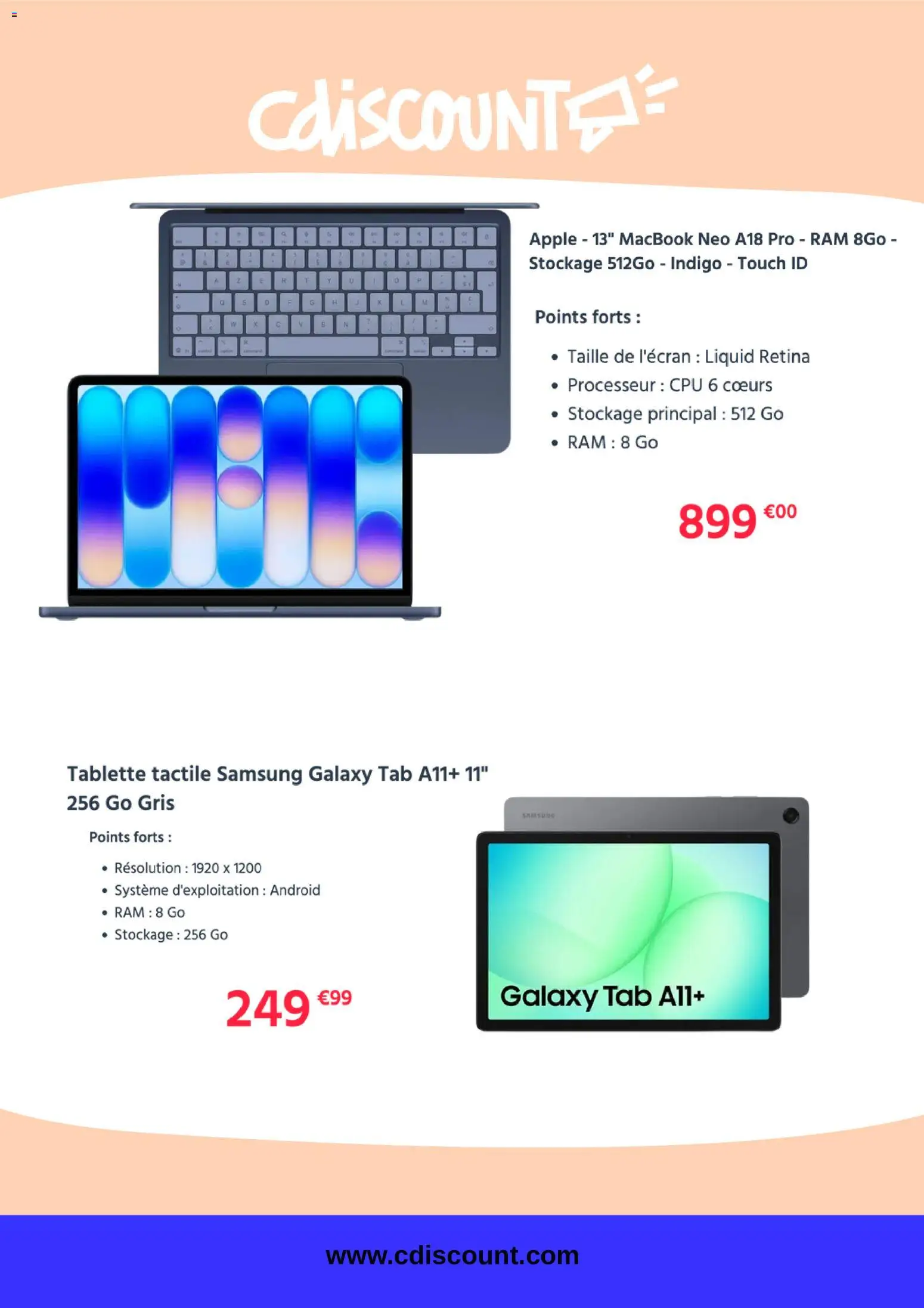 {H1} | Page: 2 | Produits: Tablette