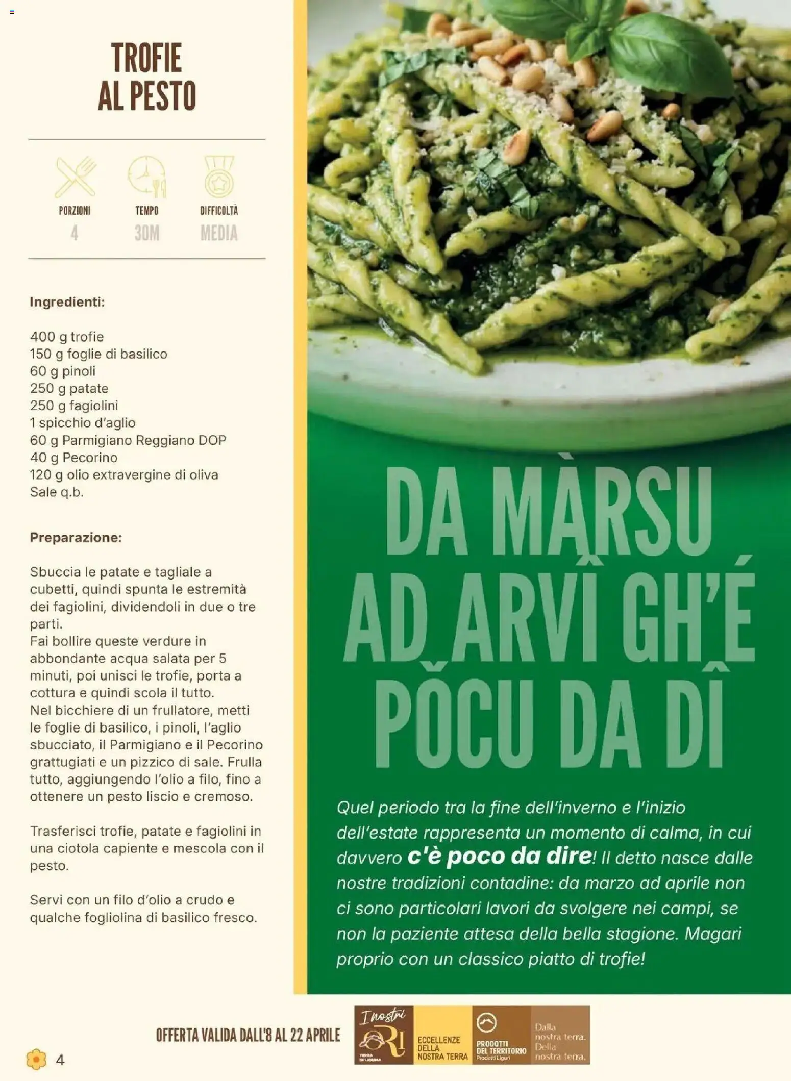 Volantino Conad del 08.04.2026 | Pagina: 4 | Prodotti: Patate, Olive, Pasta, Ciotola