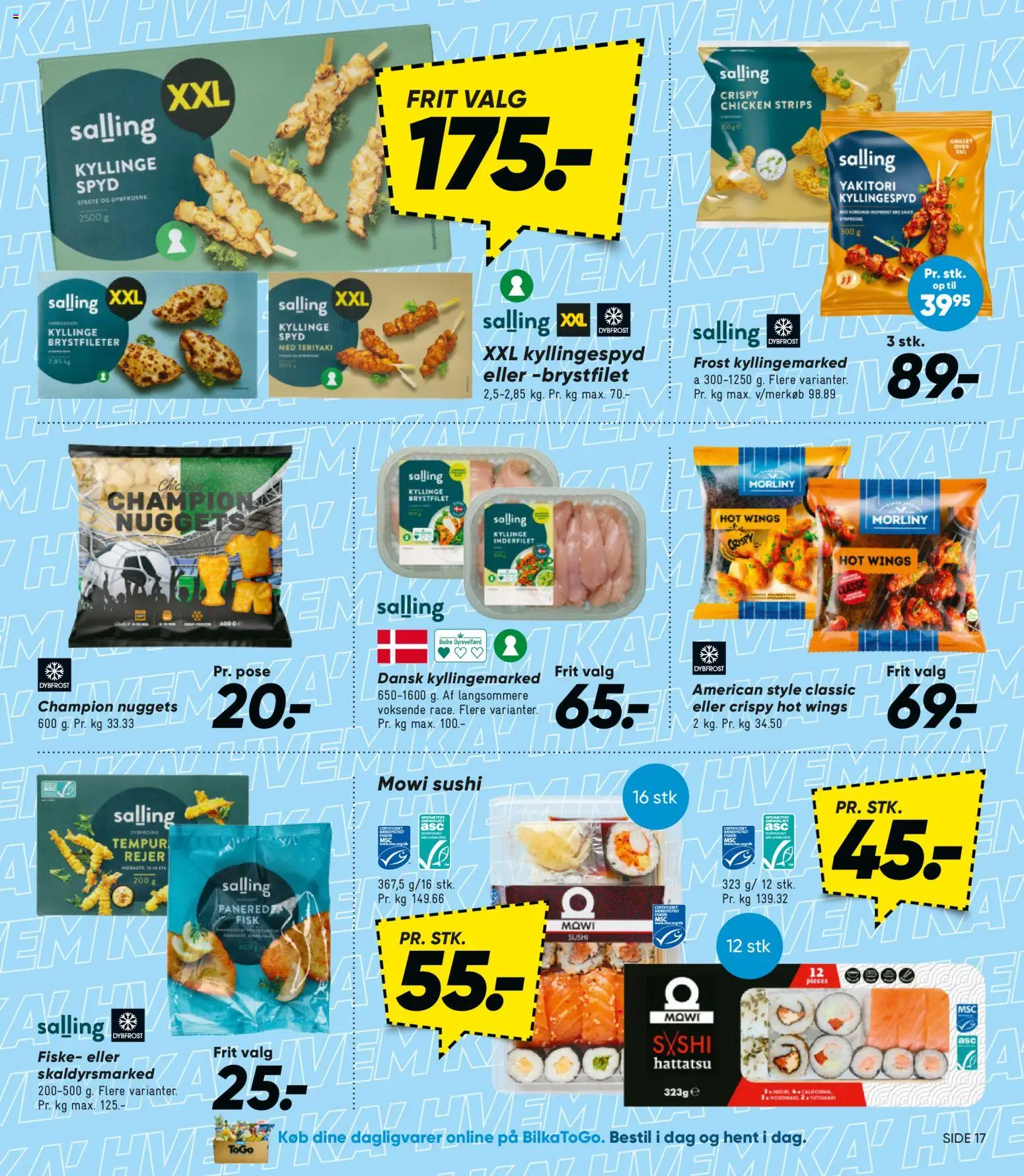 Bilka tilbudsavis – gyldig fra 12.06.2026 | Side: 20 | Produkter: Fisk, Nuggets, Rejer, Sushi