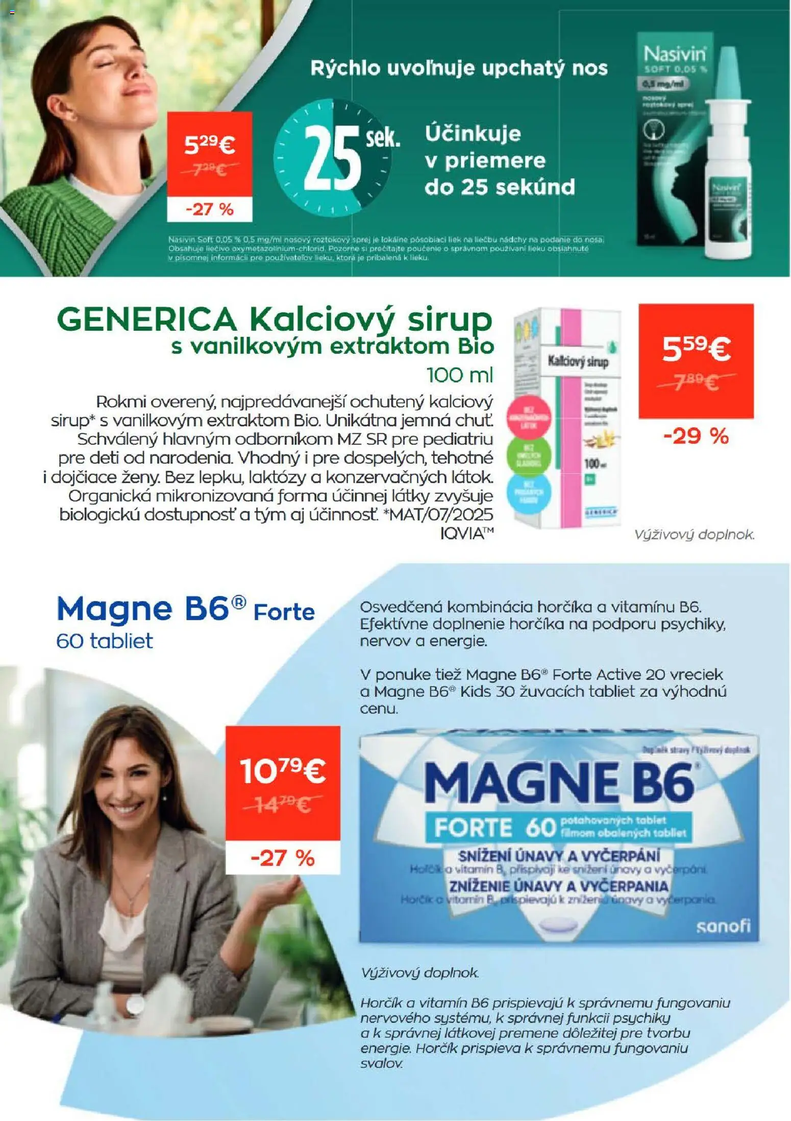 Nové Schneider lekáreň akcie – leták je platný od 02.03.2026 | Strana: 8 | Produkty: Tablet, Sirup