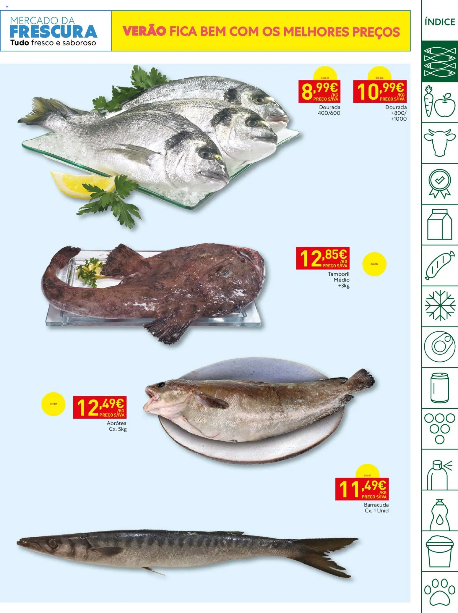 Recheio folheto Madeira │ válido de 21/07/2026 | Página: 3 | Produtos: Dourada, Tamboril