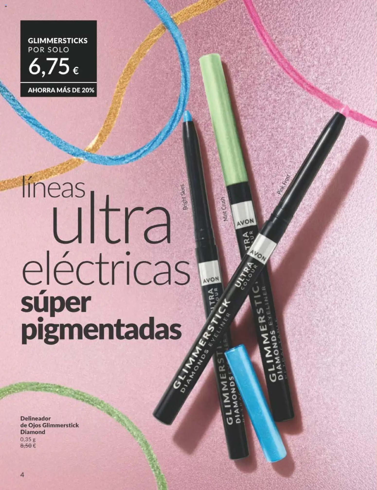 Catálogo AVON campaña 8 │ válido desde el 01/08/2026 | Página: 4 | Productos: Delineador de ojos, Delineador