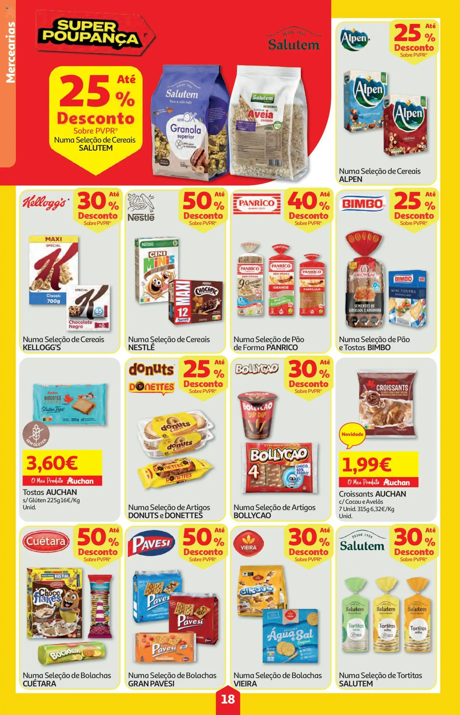 Auchan folheto │ válido de 02/07/2026 | Página: 18 | Produtos: Agua, Aveia, Ferro, Nestlé
