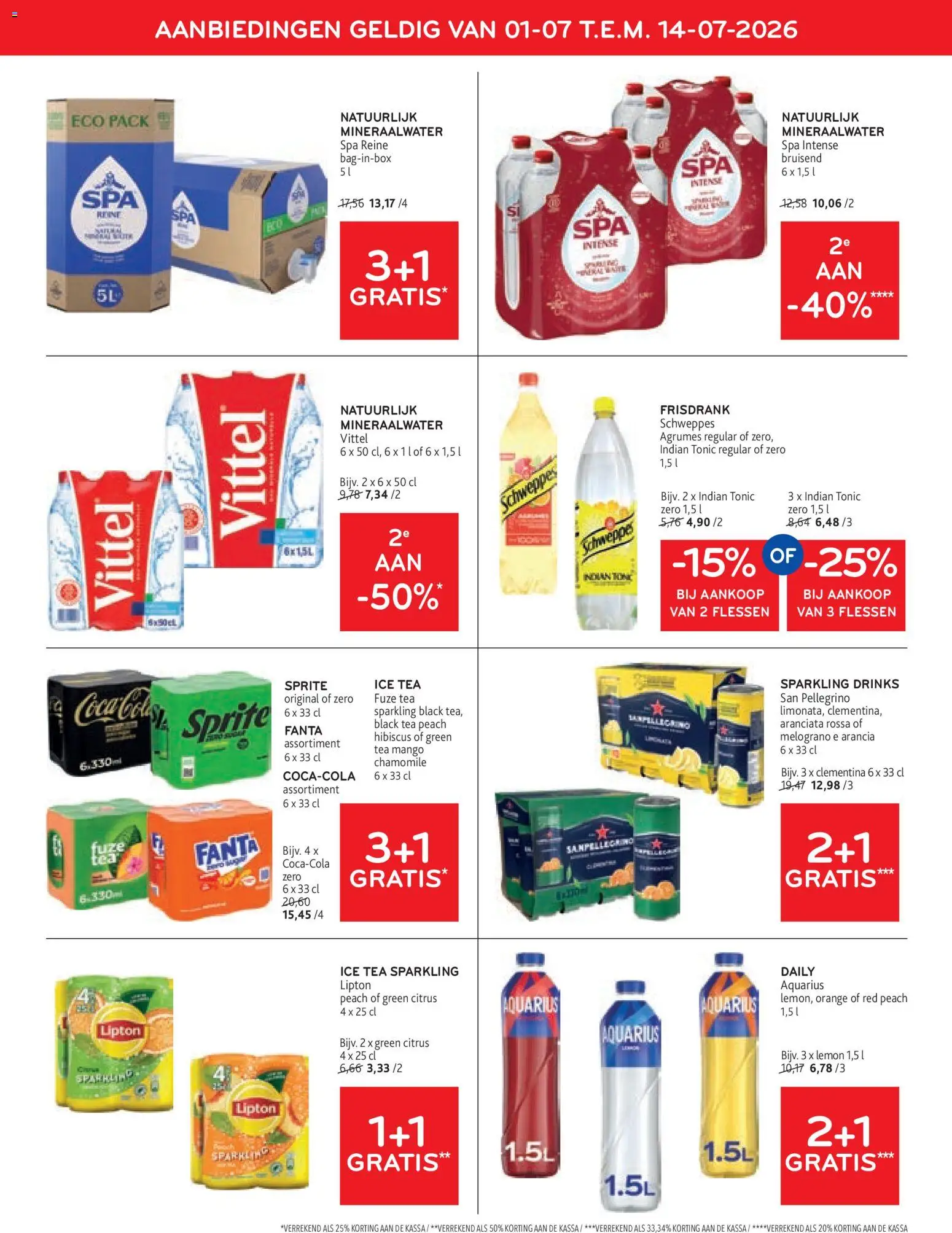 {H1} | Pagina: 11 | Producten: Zsalukő, Sprite, Mango, Mineraalwater