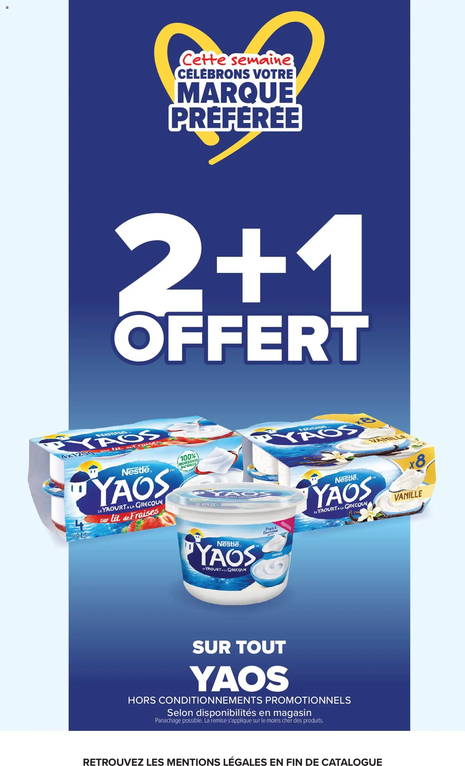 {H1} | Page: 7 | Produits: Yaourt à La Grecque, Lit, Yaourt, Fraises