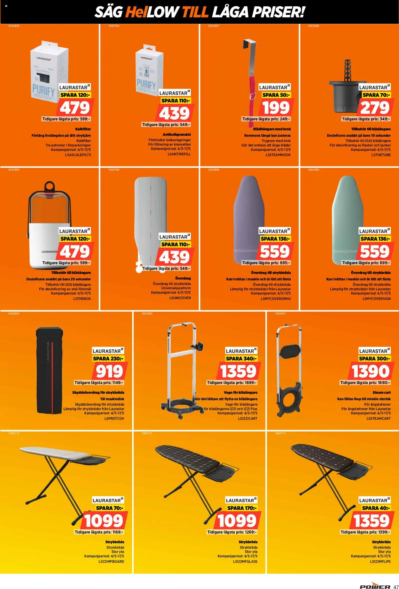 Power reklamblad aktuell från 04.05.2026 | Sida: 47