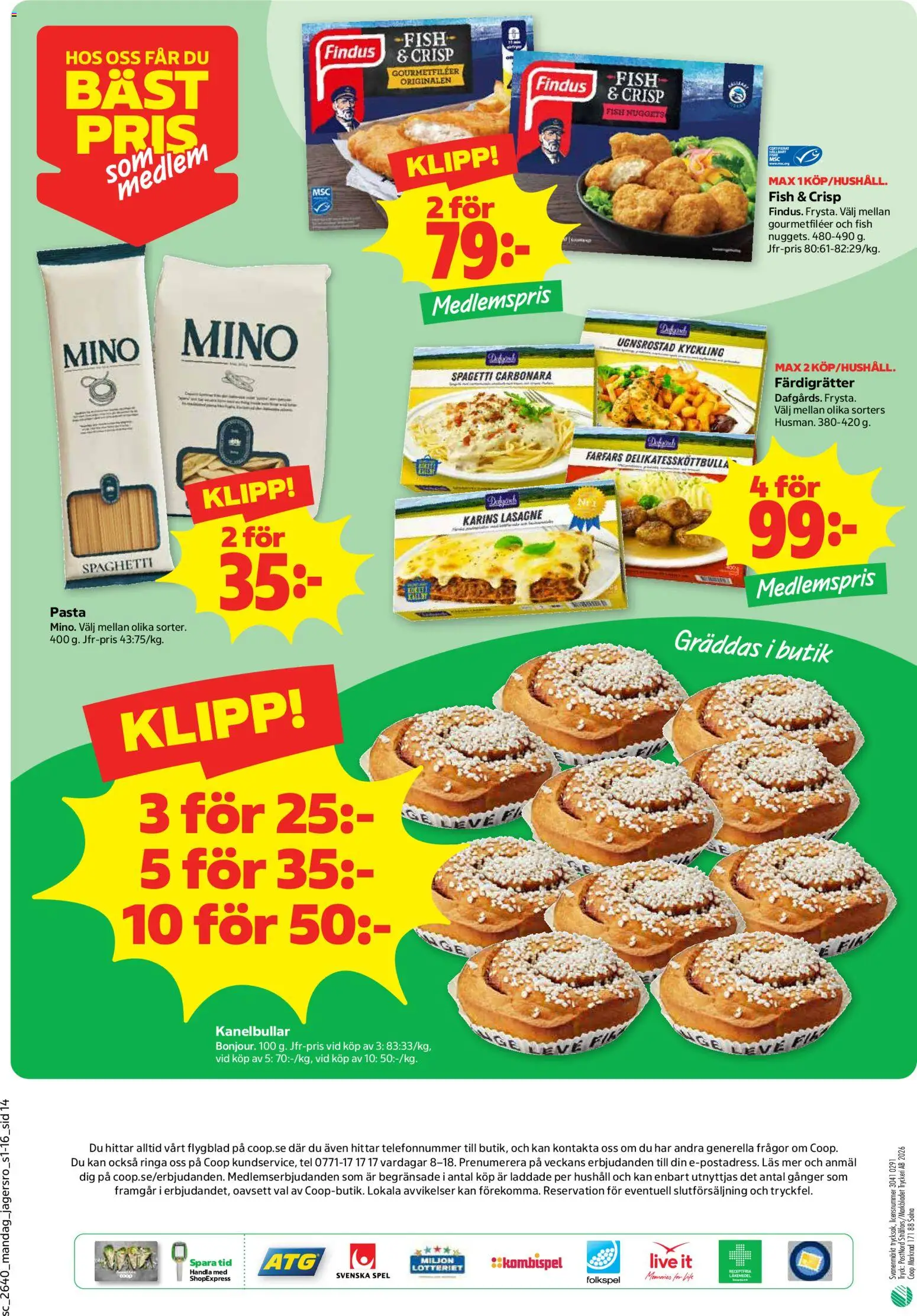 Coop Forum reklamblad aktuell från 28/09/2026 | Sida: 14