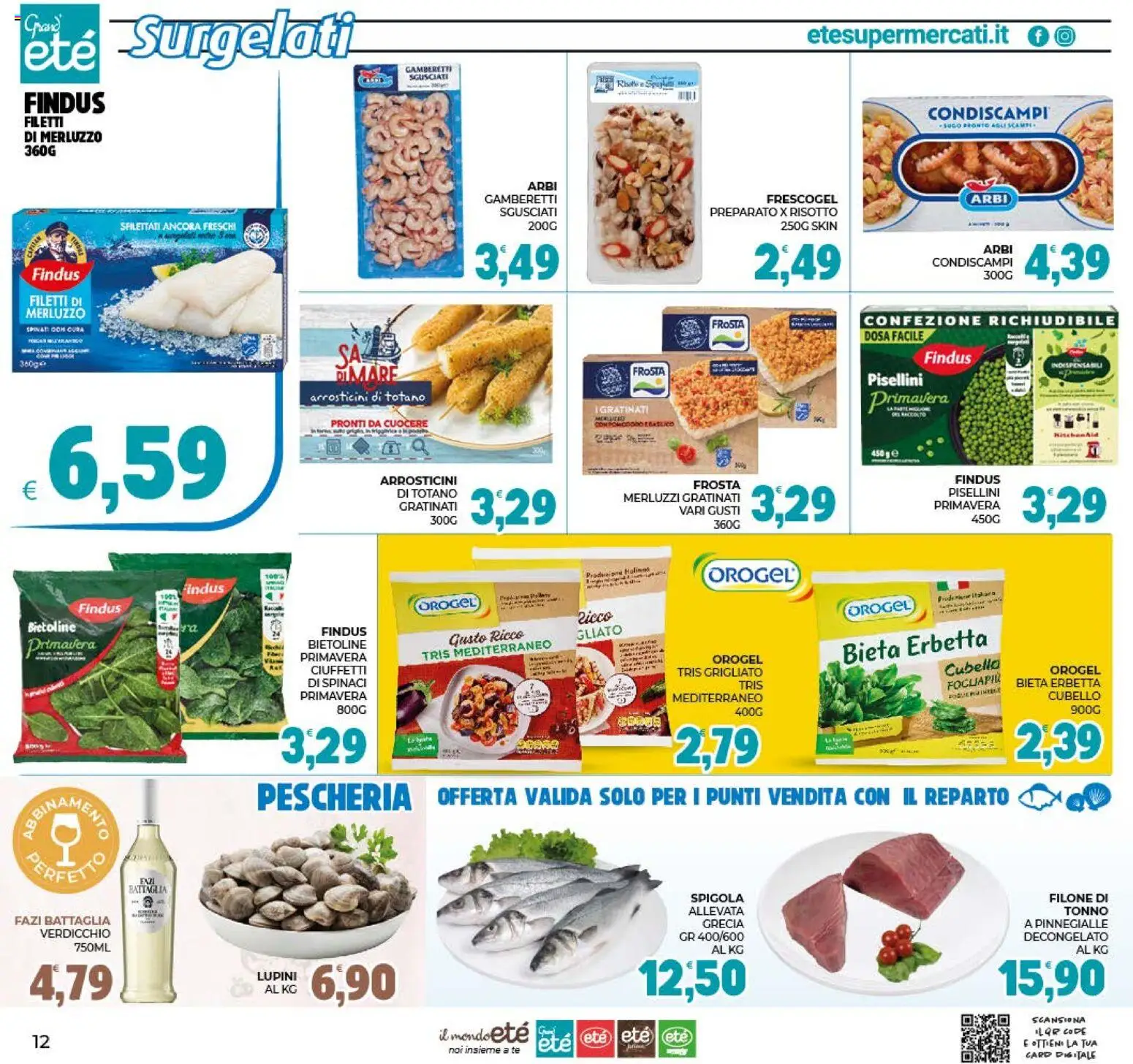 Volantino Eté del 19/08/2026 | Pagina: 12 | Prodotti: Lupini, Tè, Tonno, Totano